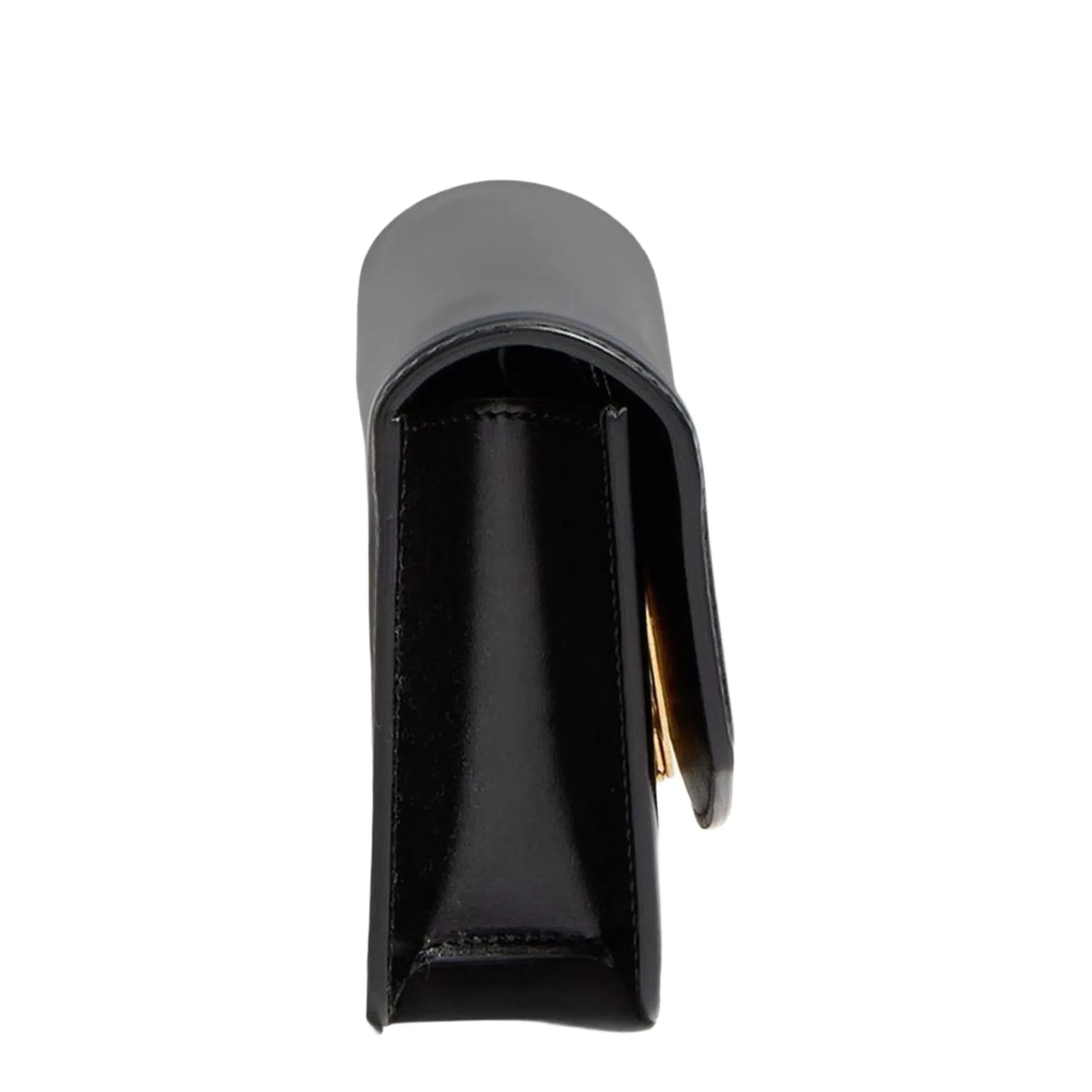Black Leather Clutch