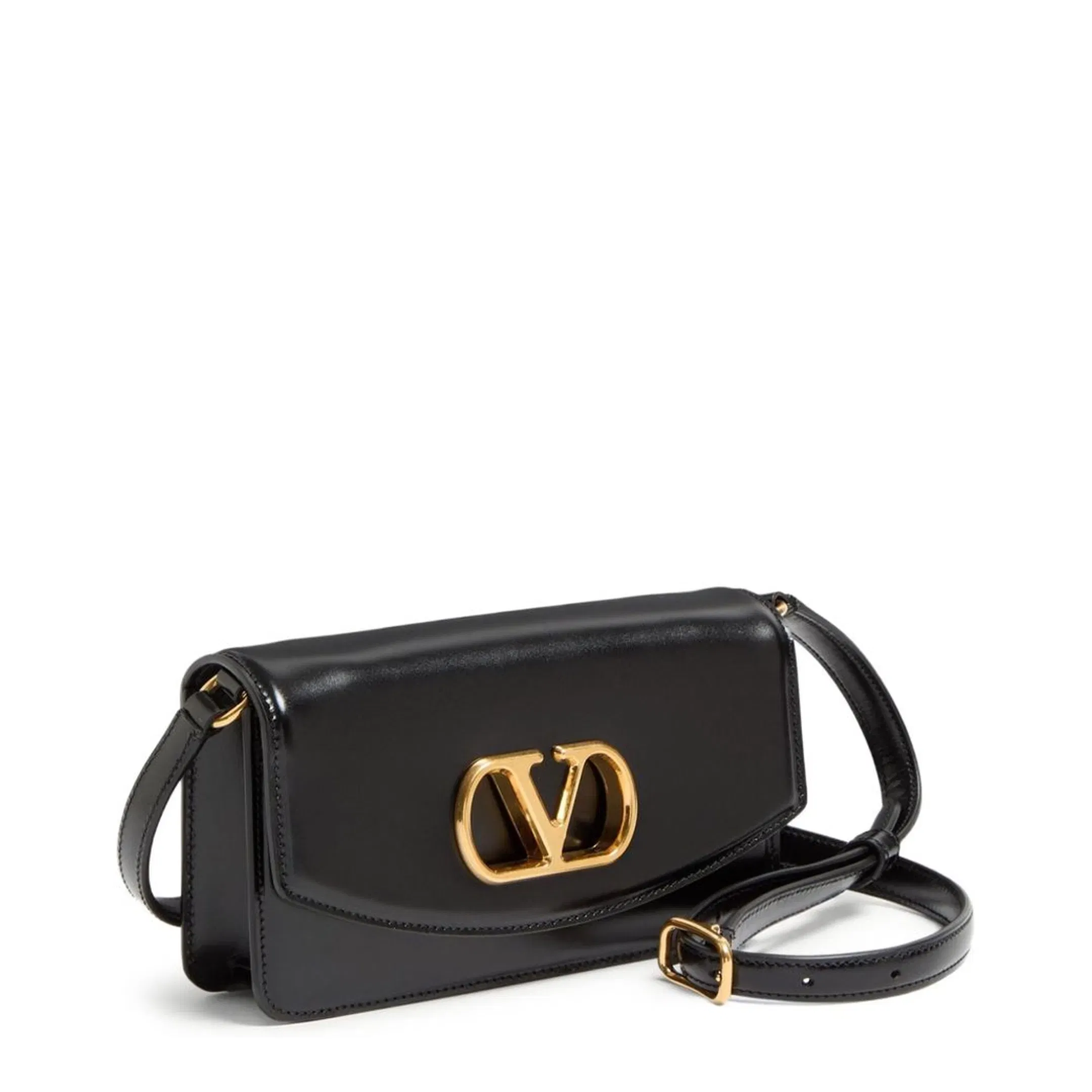 Black Leather Clutch