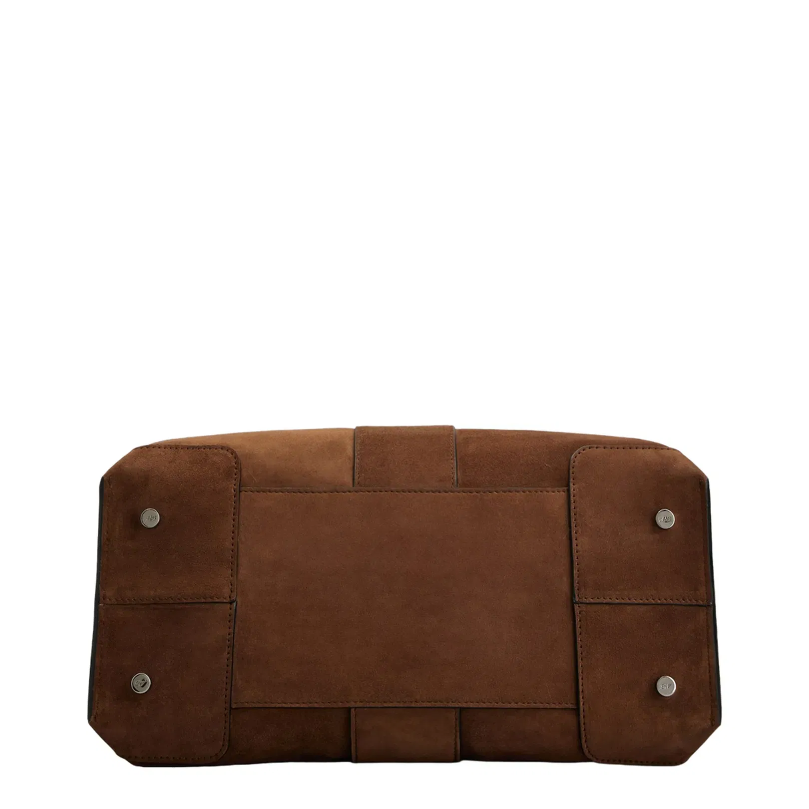 Viv' Choc Medium Shopping Bag in Suede