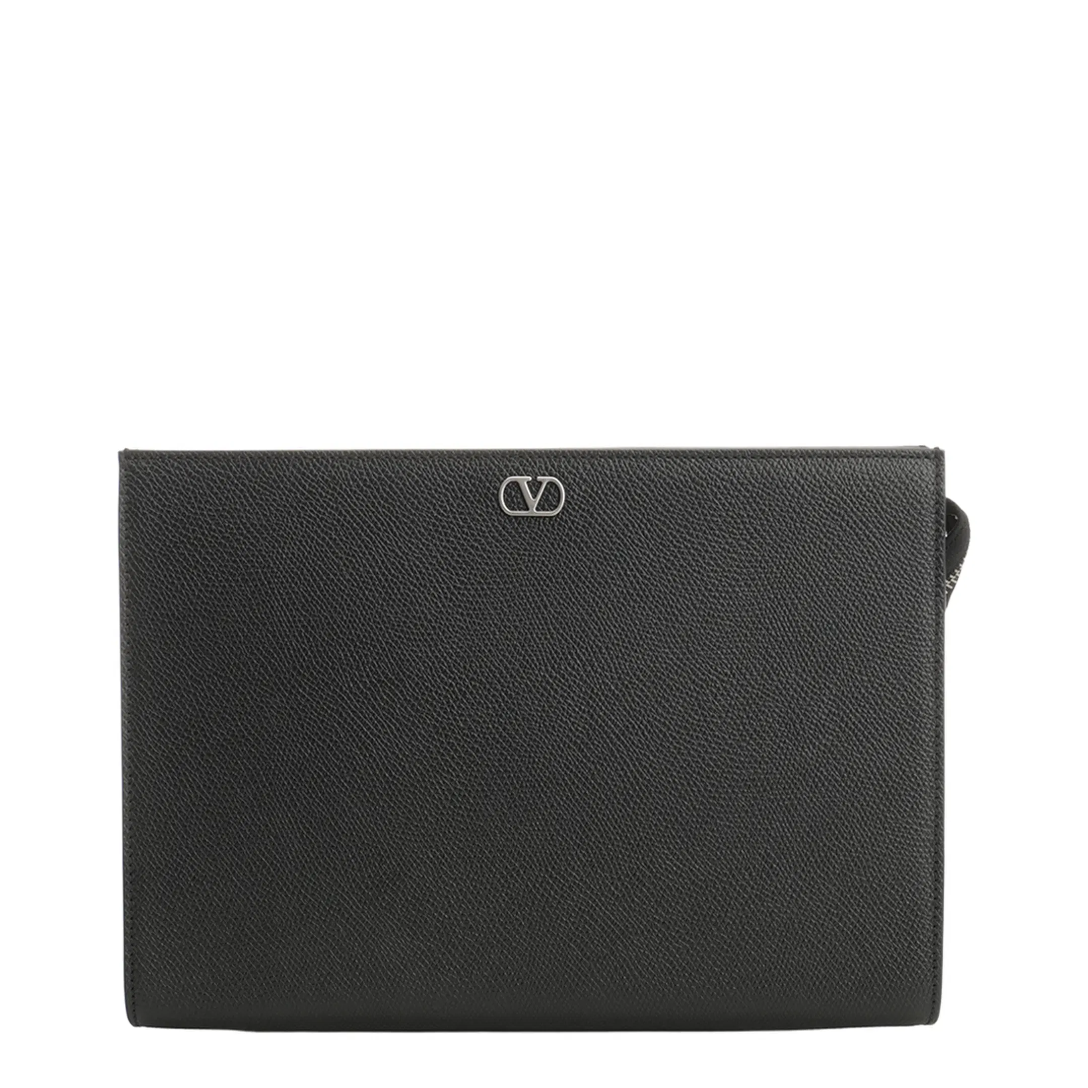Grained Leather Pouch