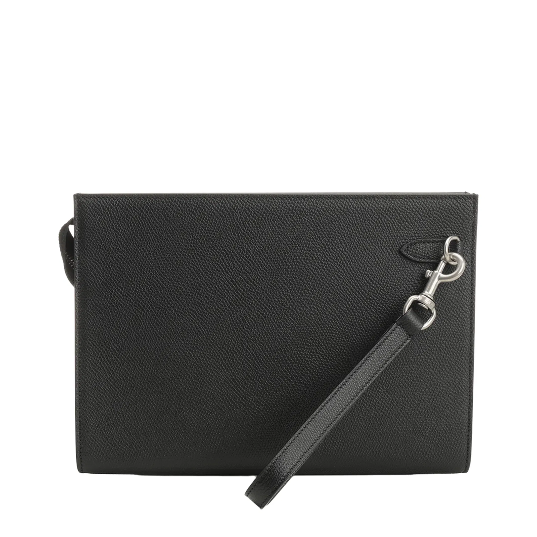 Grained Leather Pouch