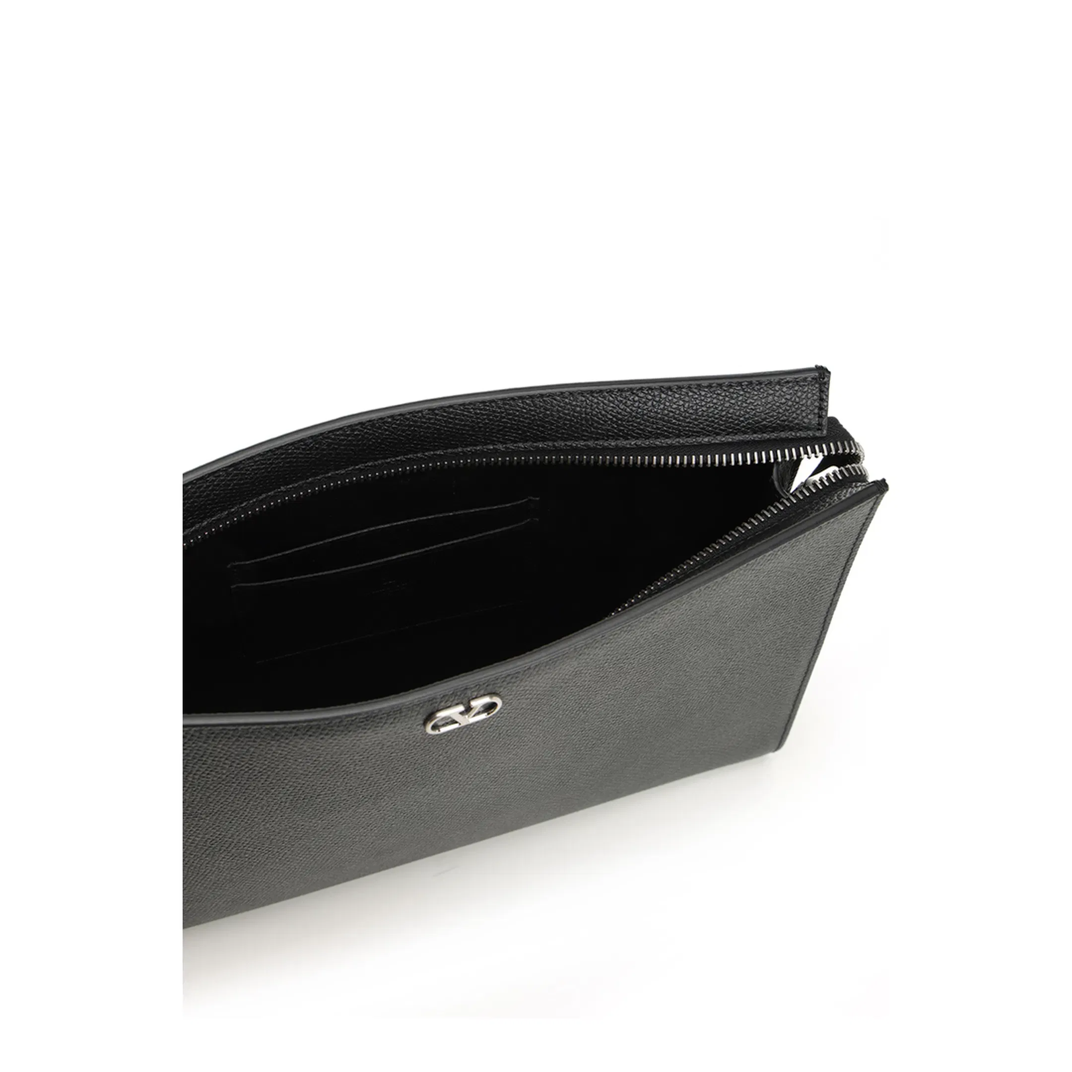 Grained Leather Pouch
