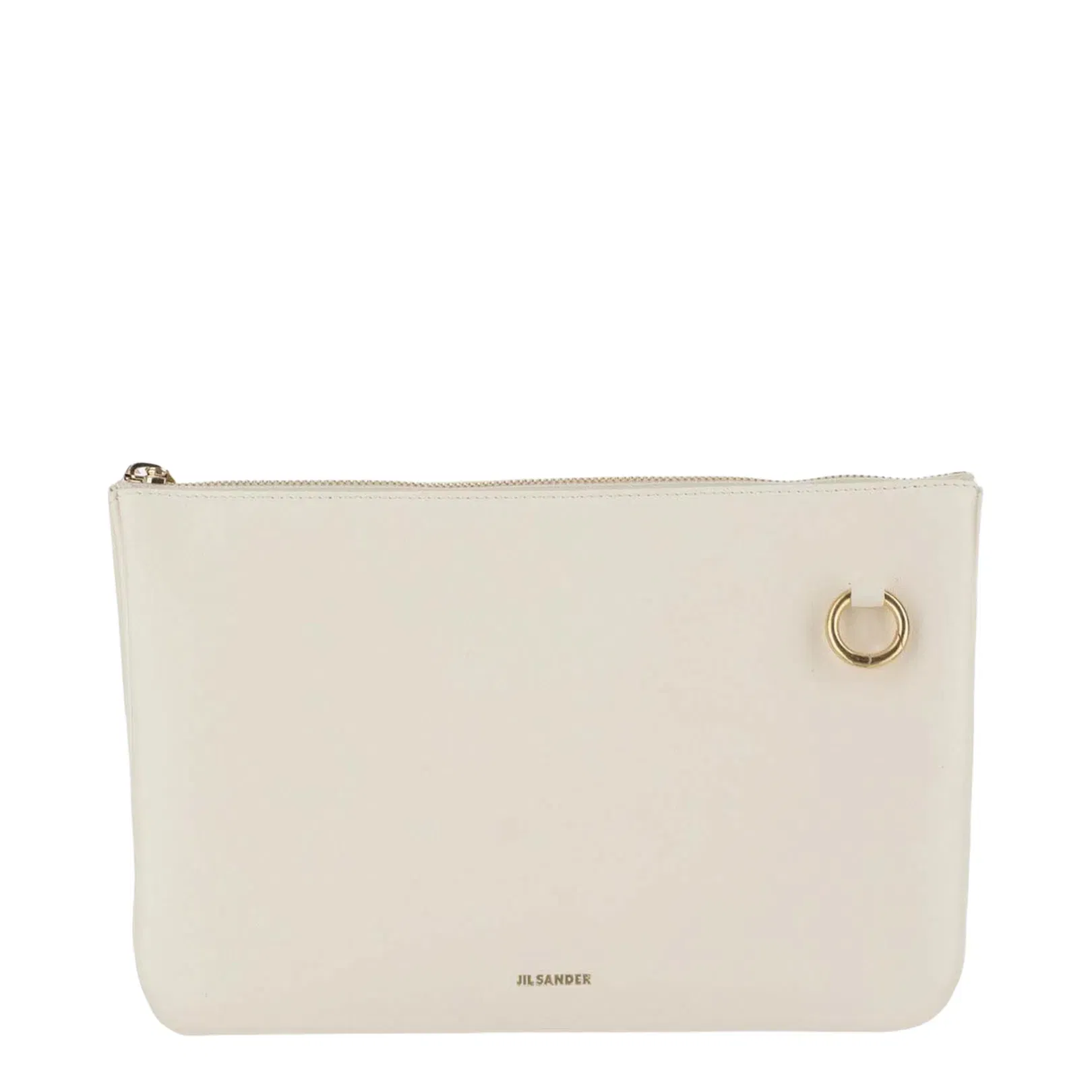 Ivory Nappa Leather Crossbody Bag