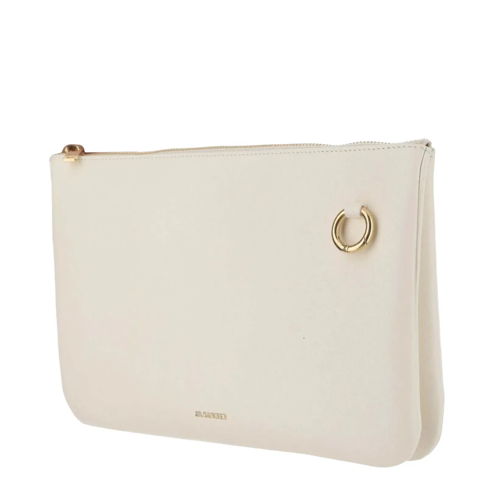 Ivory Nappa Leather Crossbody Bag