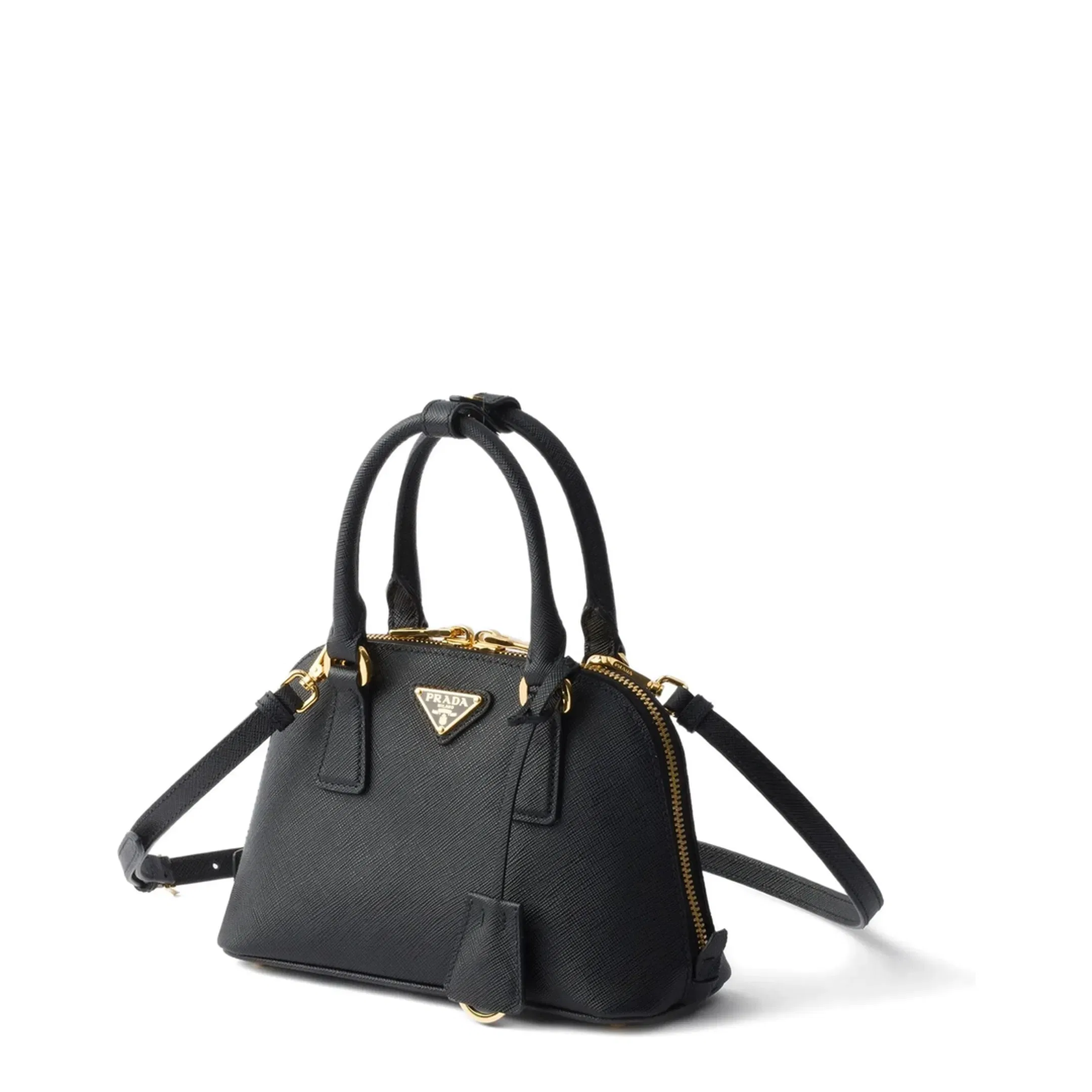 Elegant Black Leather Handbag
