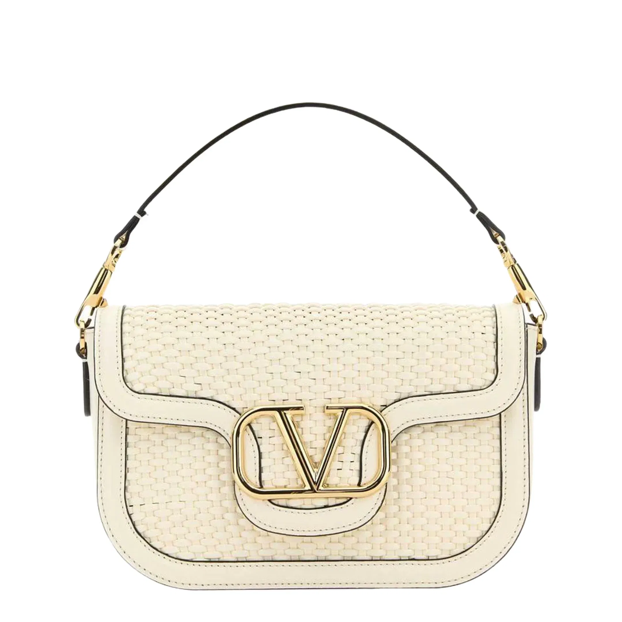 Ivory Leather Alltime Shoulder Bag