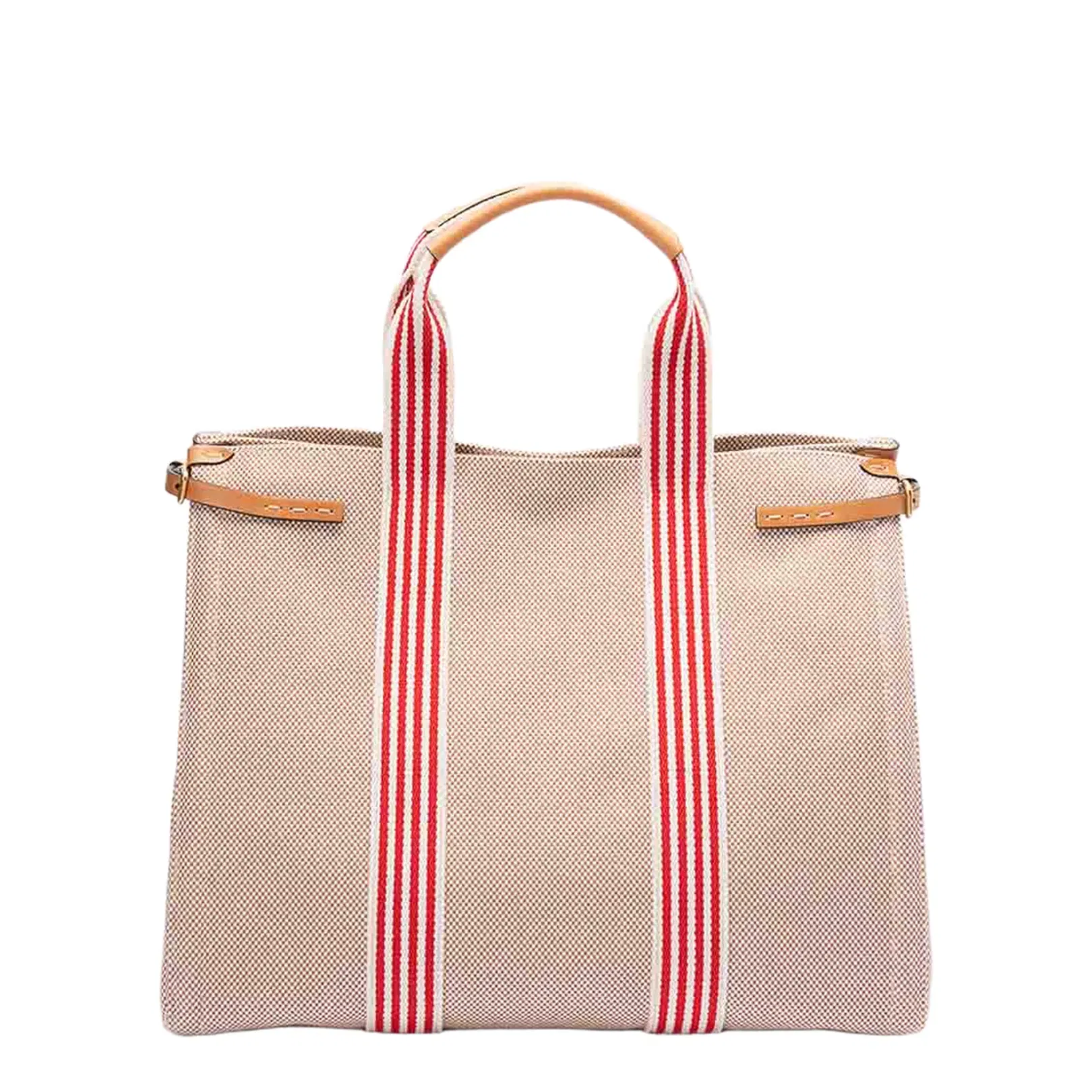 Two-tone Canvas Antibes Shopping Bag