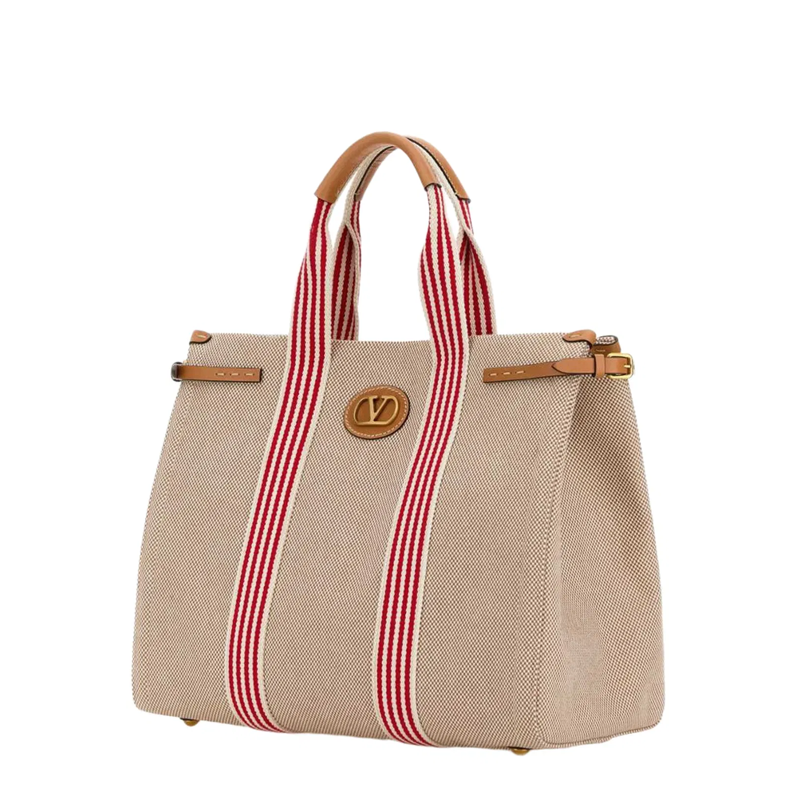 Two-tone Canvas Shopping Bag