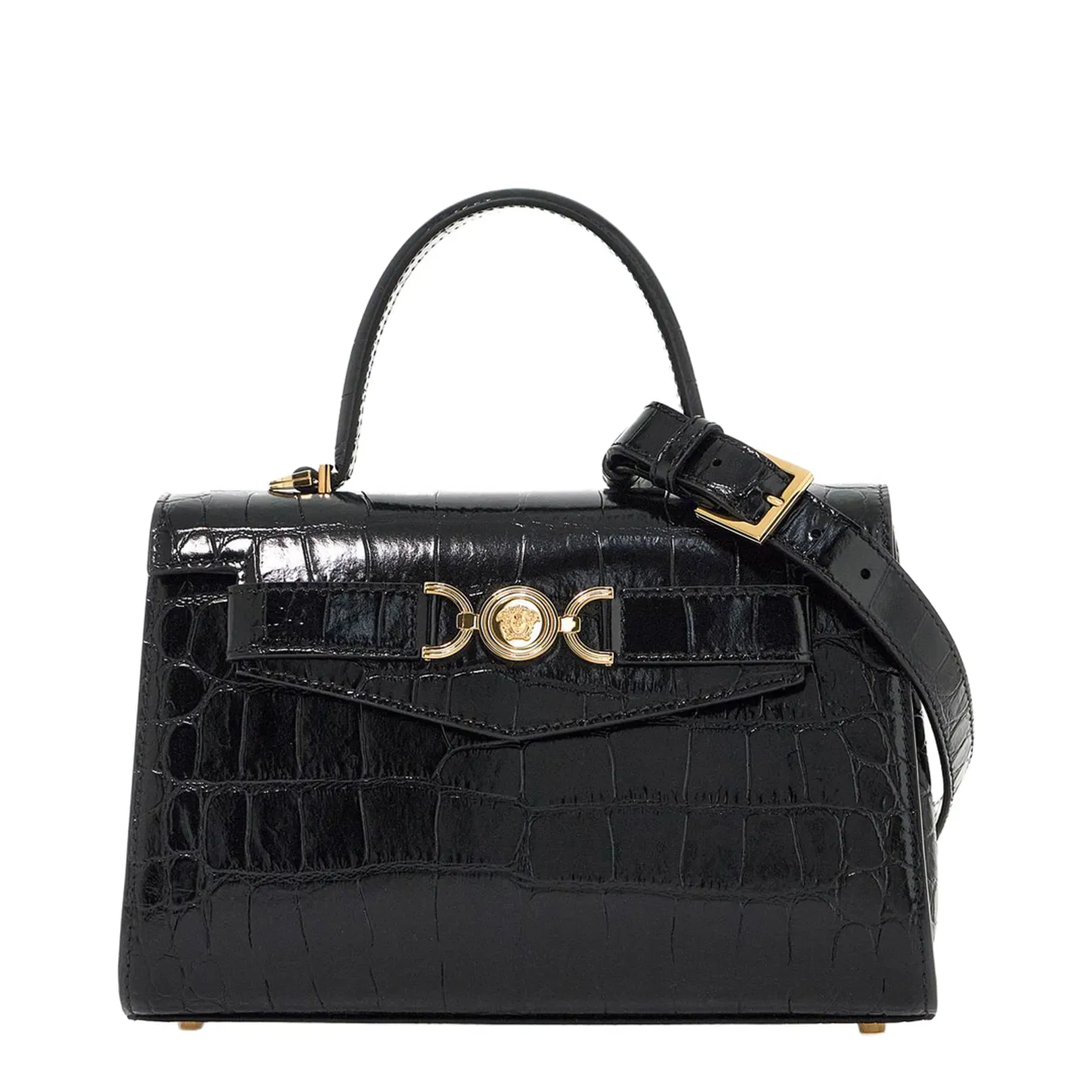 Crocodile Embossed Tote Bag