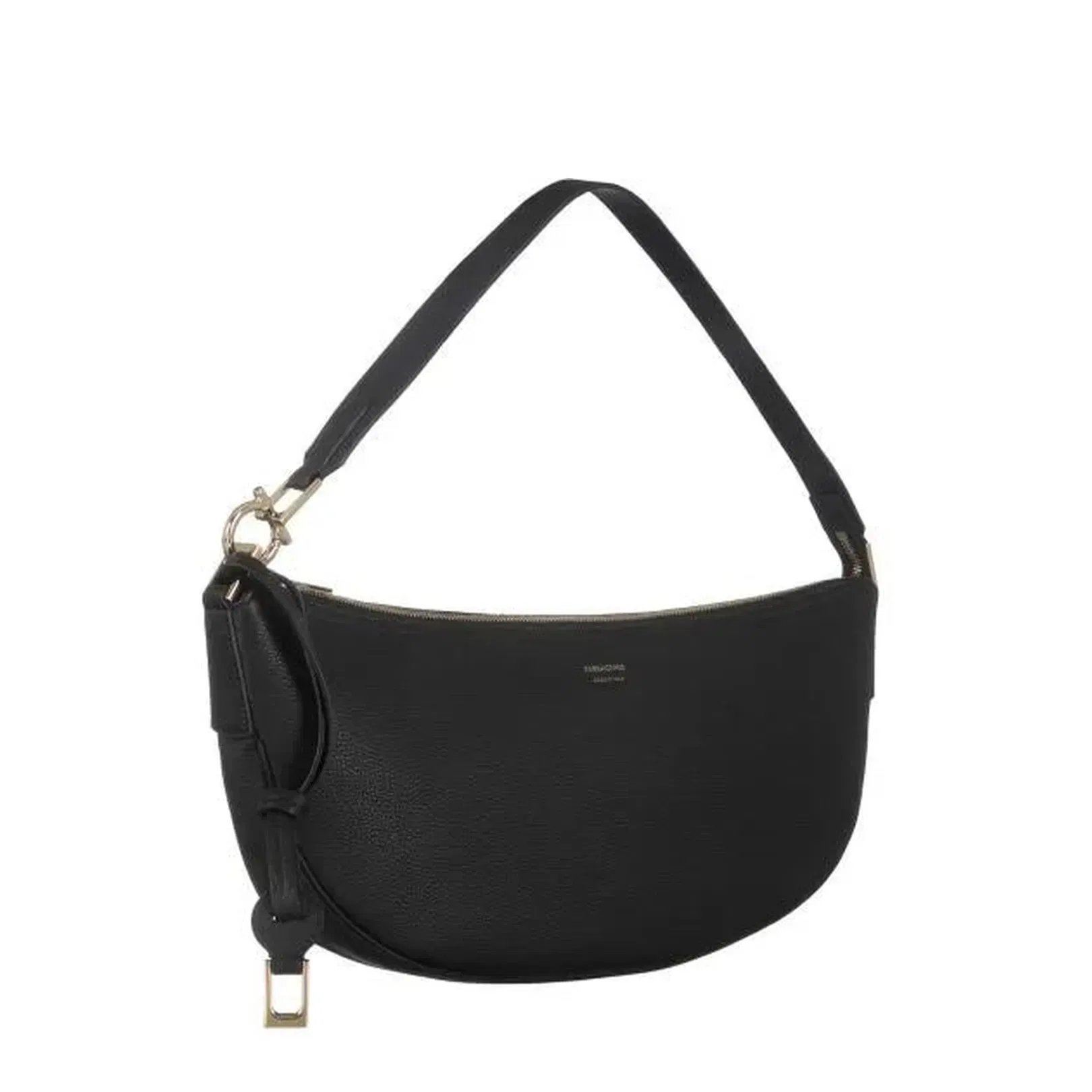 Large Black Half Moon Bag