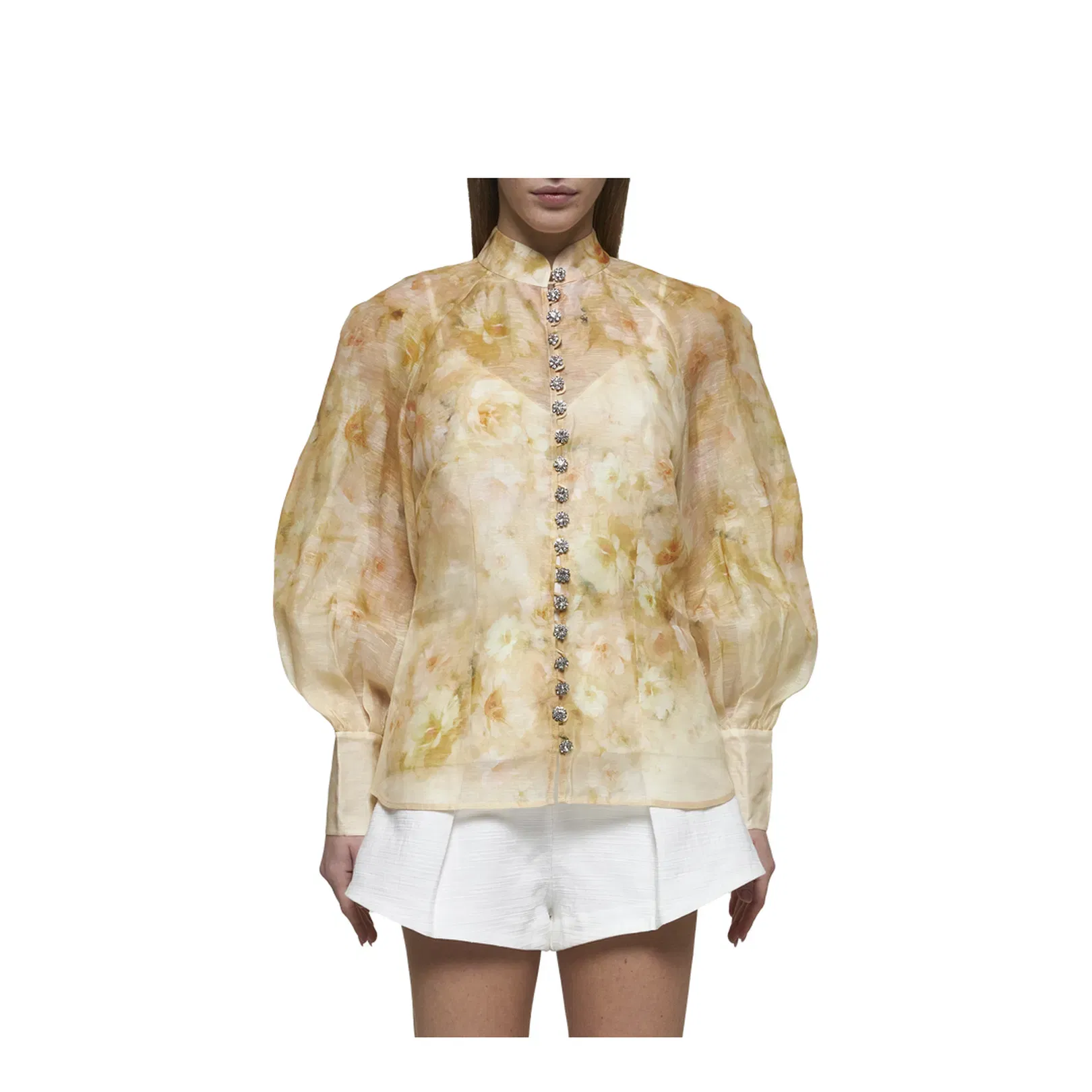 Crush Printed Linen Shirt