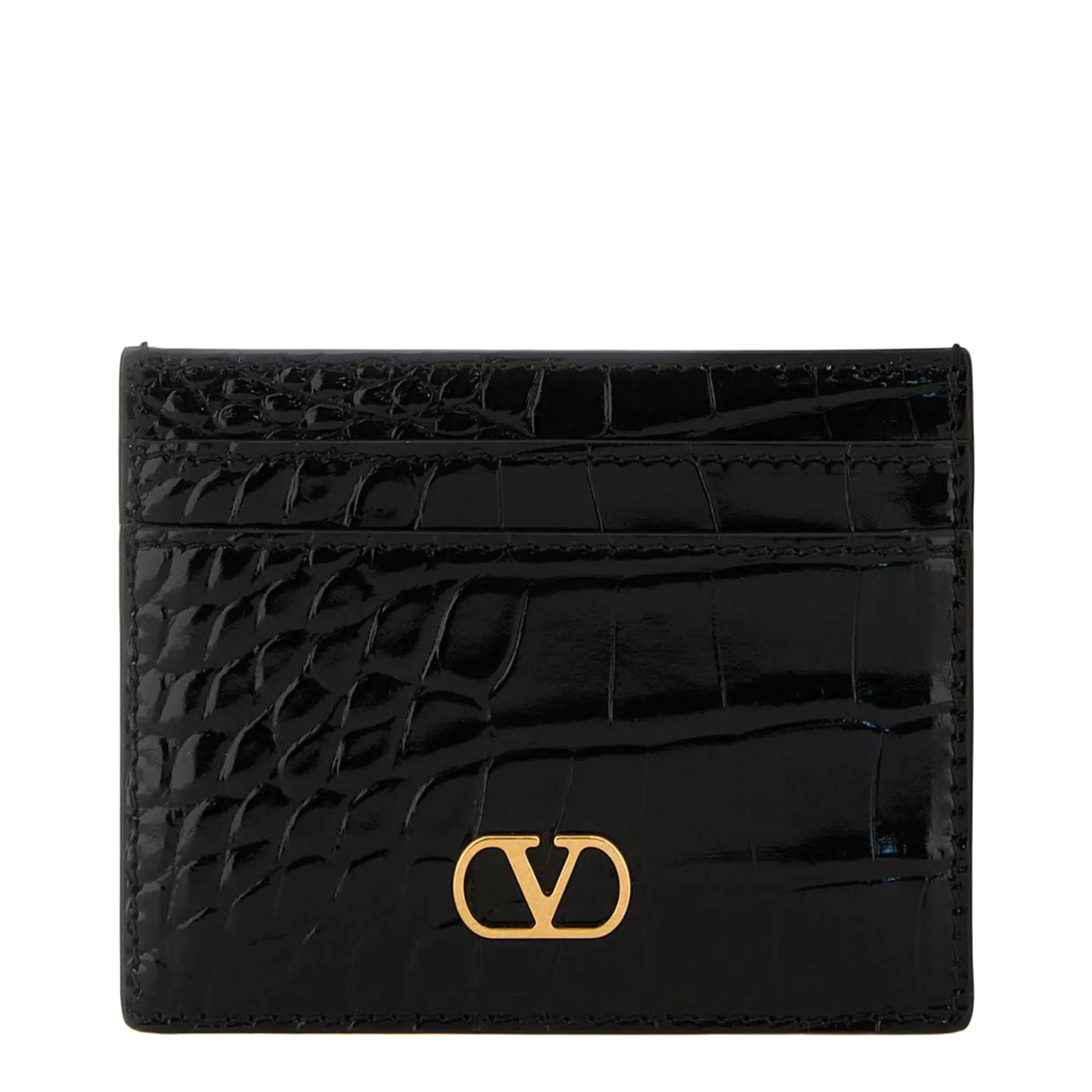 VLogo Plaque Bi-Fold Wallet