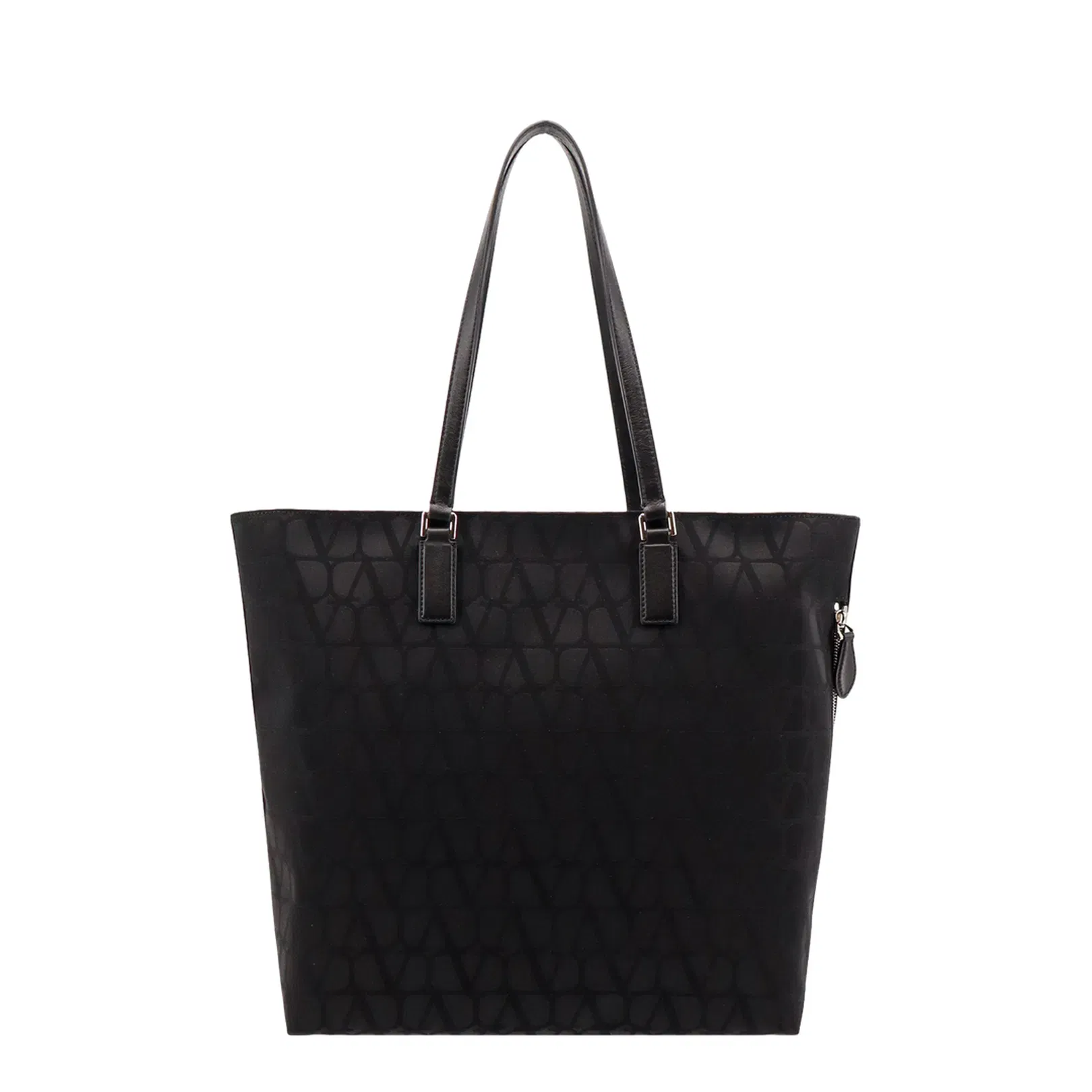 Rockstud Double Leather Tote Bag