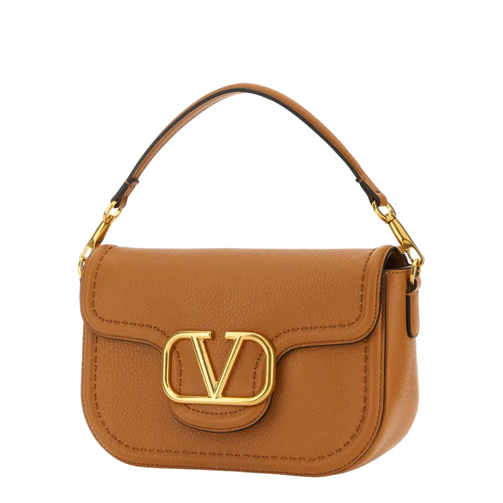 Camel Leather Alltime Shoulder Bag