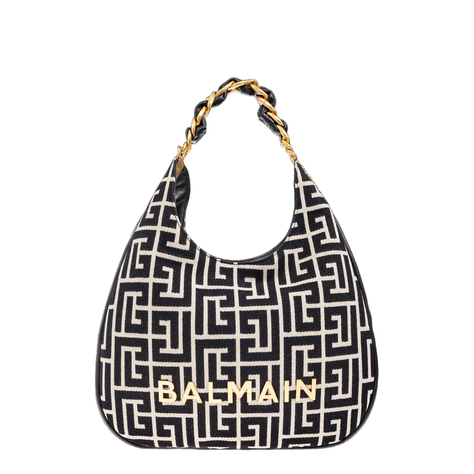 1945 Soft Hobo Large Monogrammed Jacquard Tote Bag