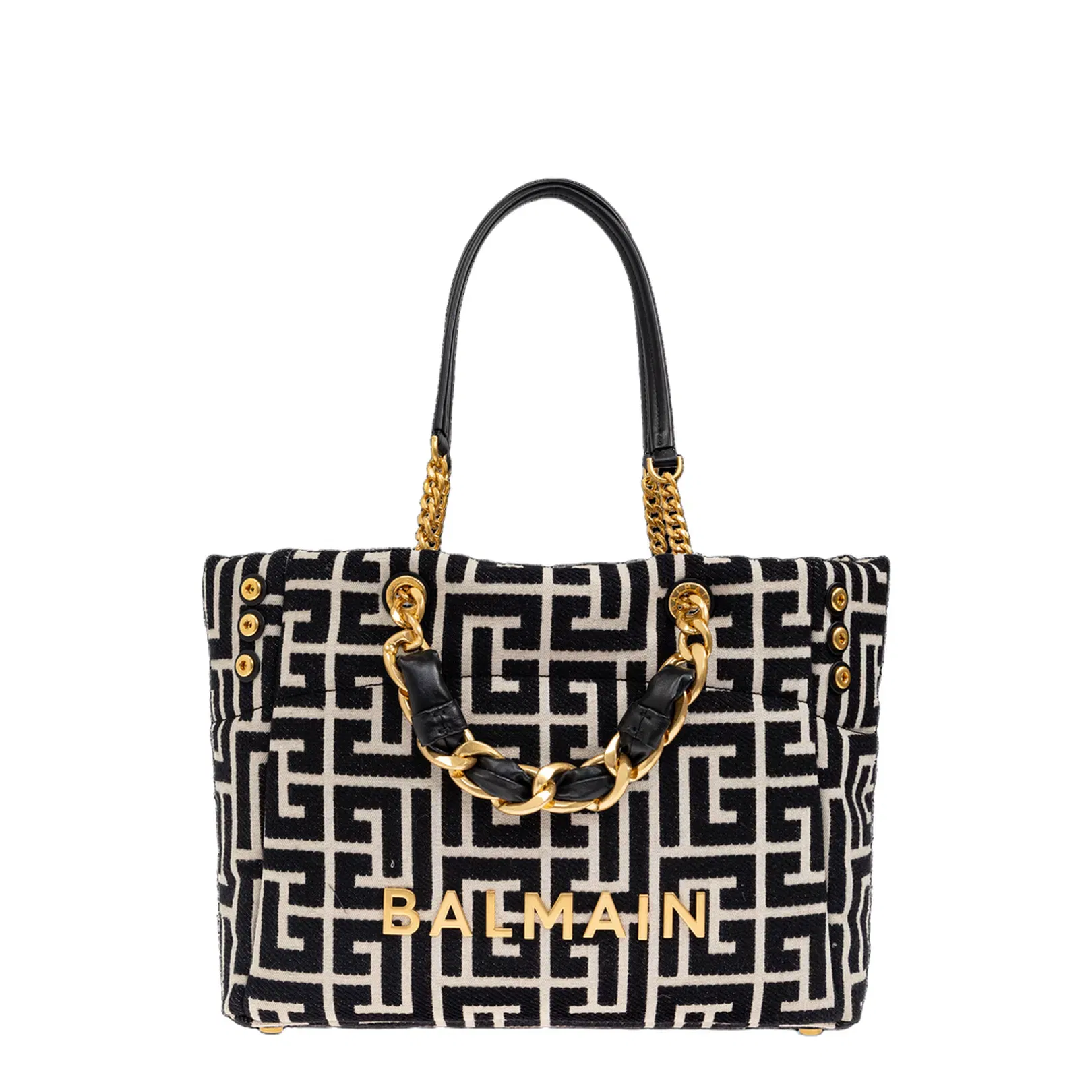 1945 Soft PB-monogrammed jacquard canvas tote bag