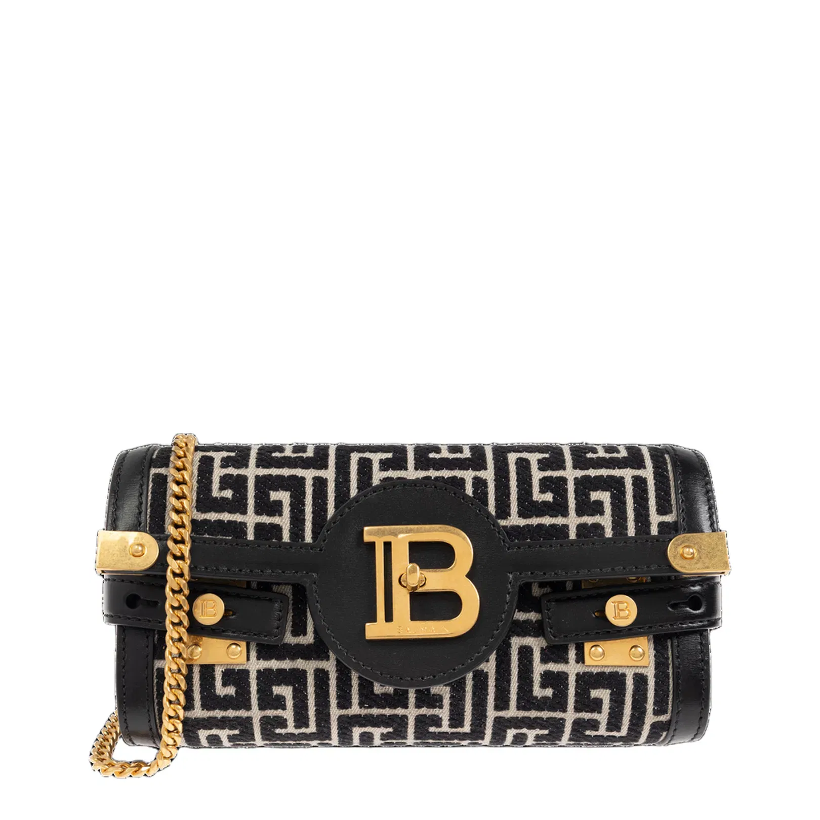 B-Buzz Pouch 23 in Monogrammed Jacquard Canvas and Leather