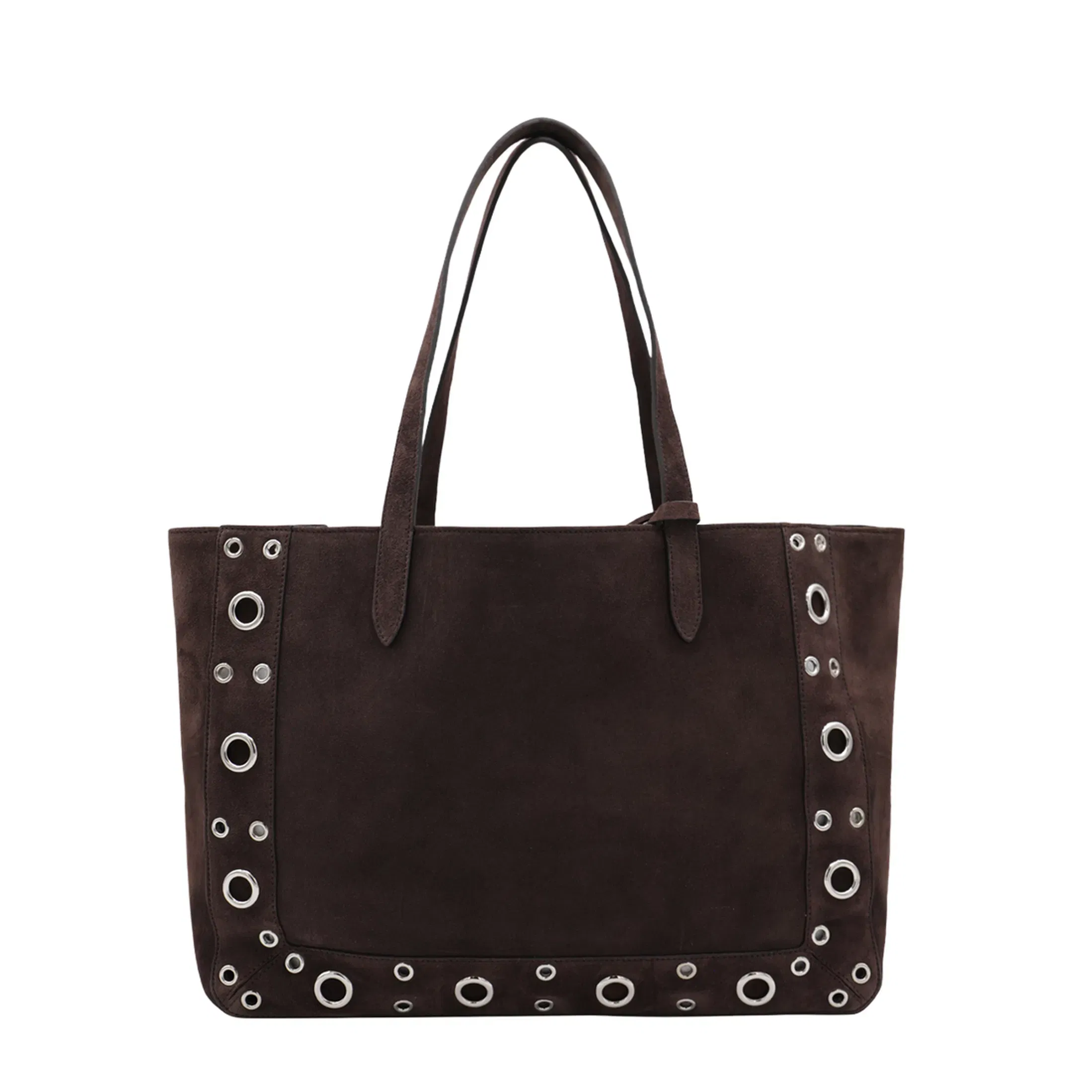 Garavani Brown Leather Tote Bag