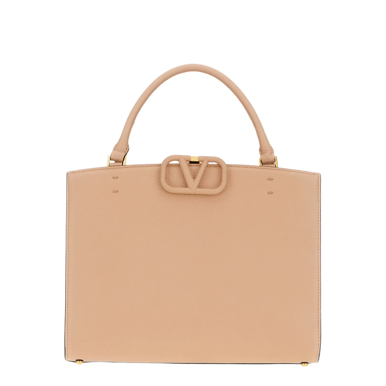 Skin Pink Leather Shopping Bag