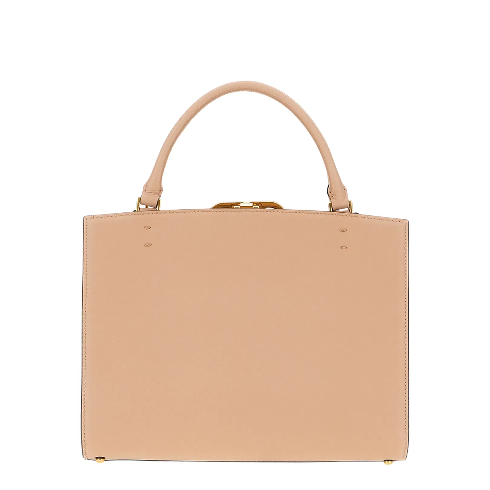 Skin Pink Leather Shopping Bag