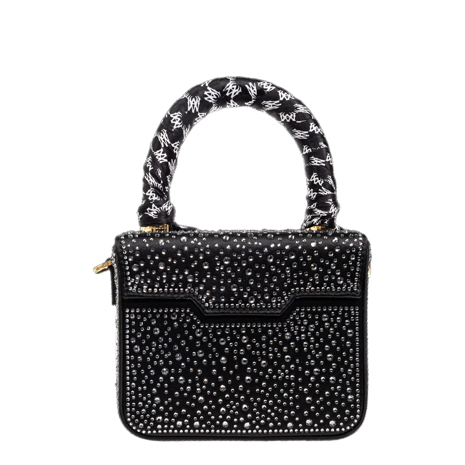 Handbag with Shimmering Crystals
