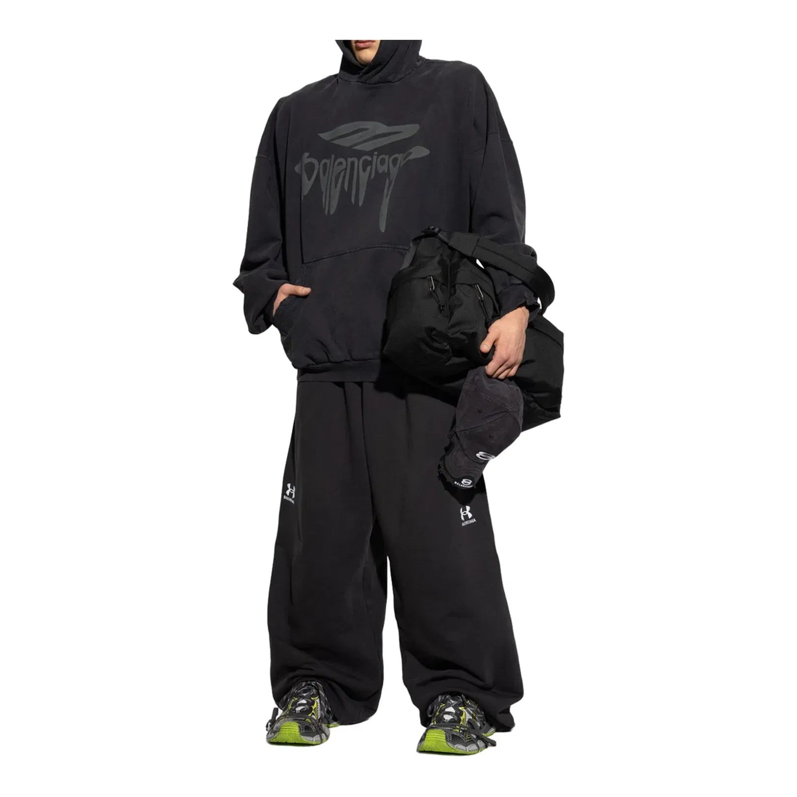 3XL Trainers in White Grey Green Yellow