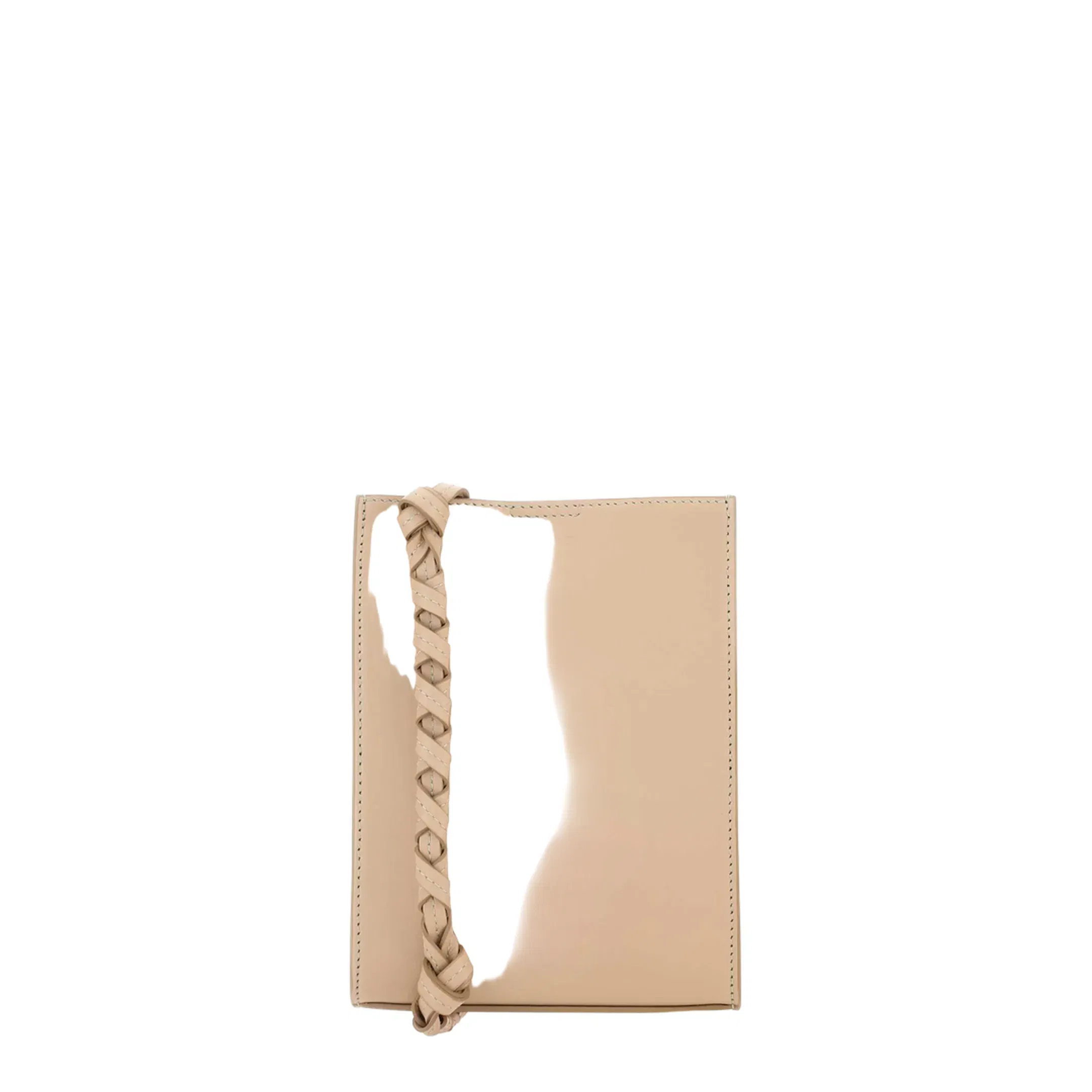 Skin Pink Leather Small Tangle Shoulder Bag
