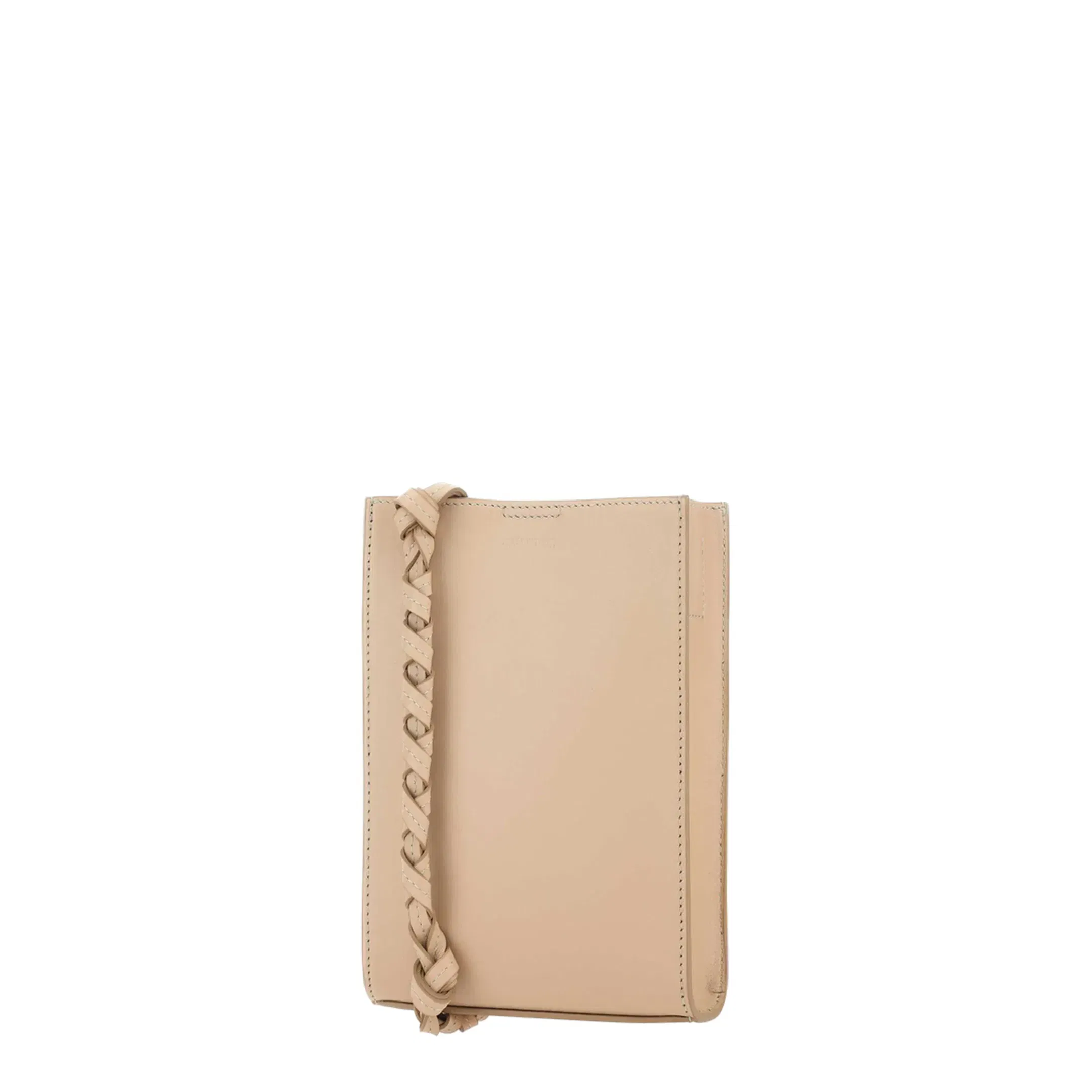 Skin Pink Leather Small Tangle Shoulder Bag