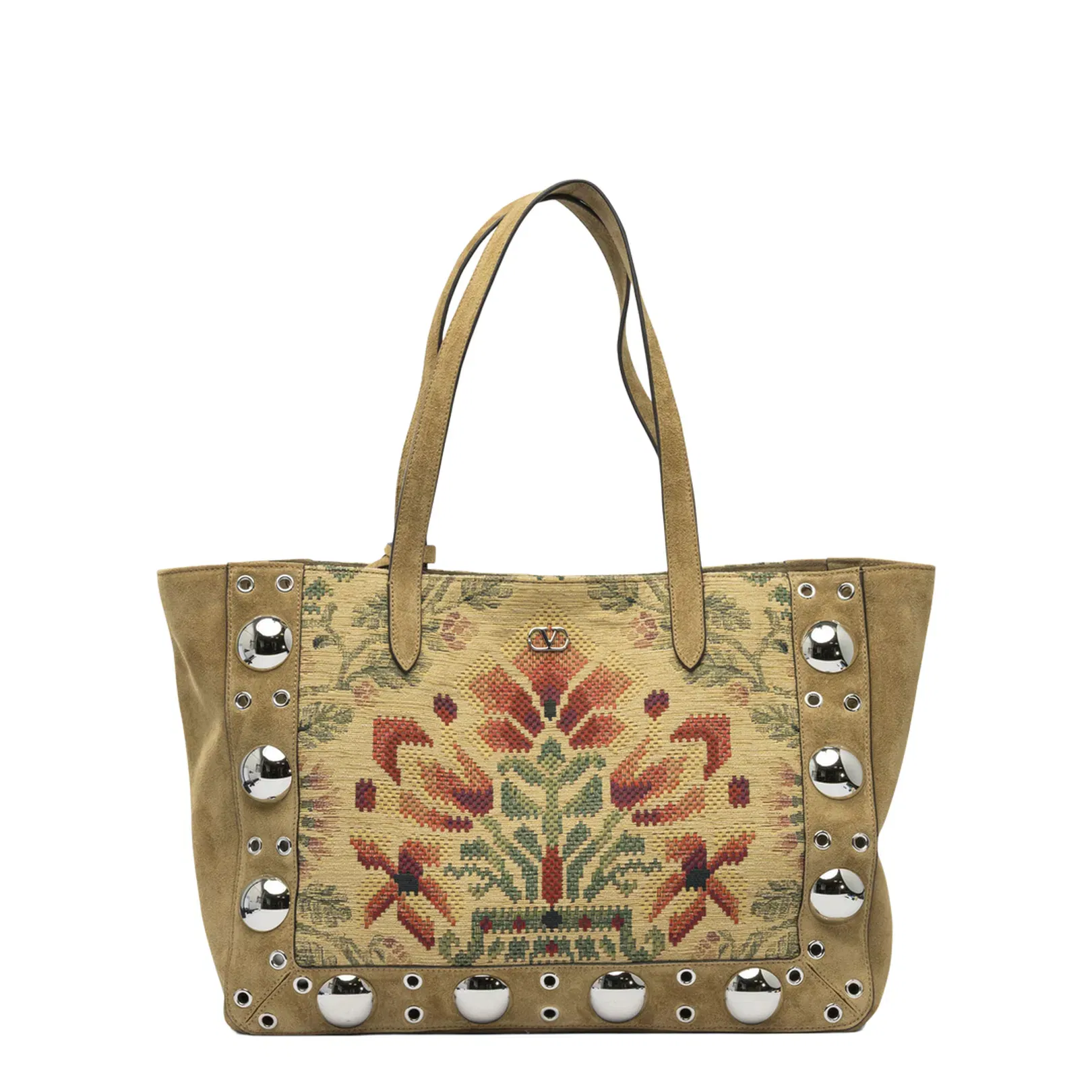 Medium Tote Bag in Jacquard Fabric