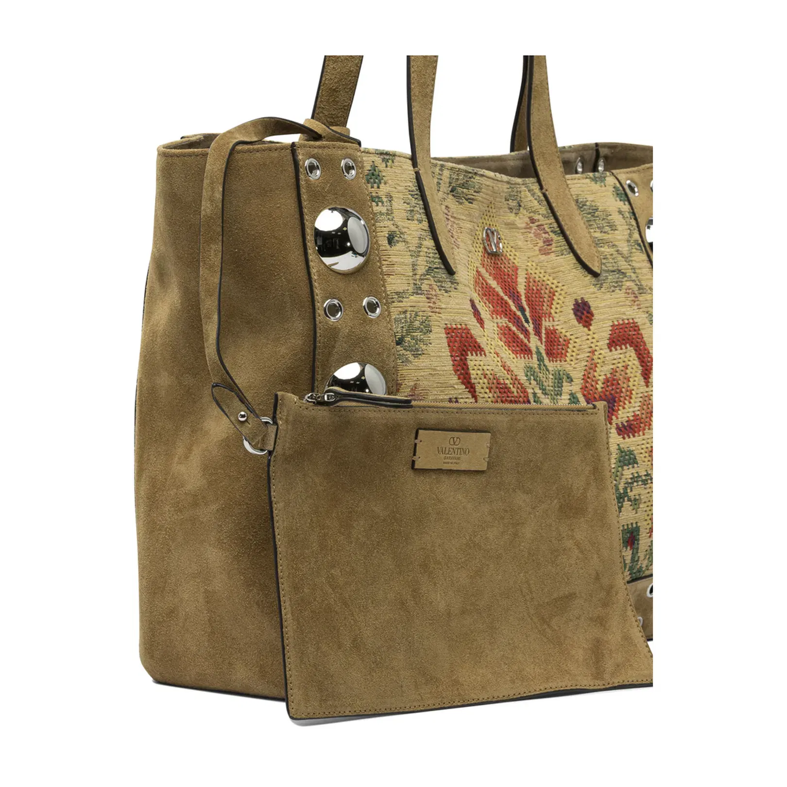 Medium Tote Bag in Jacquard Fabric