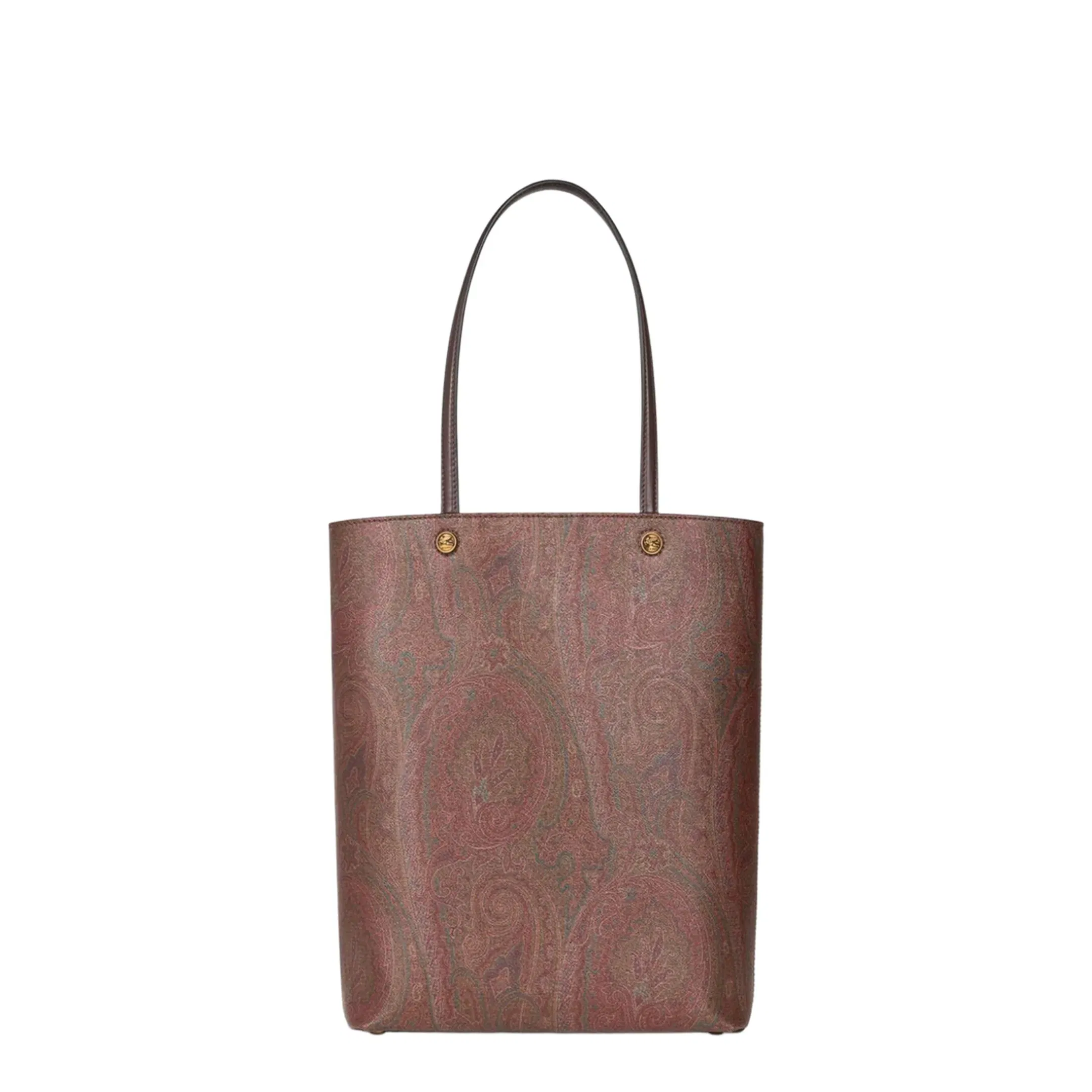 Paisley Print Open Top Tote Bag