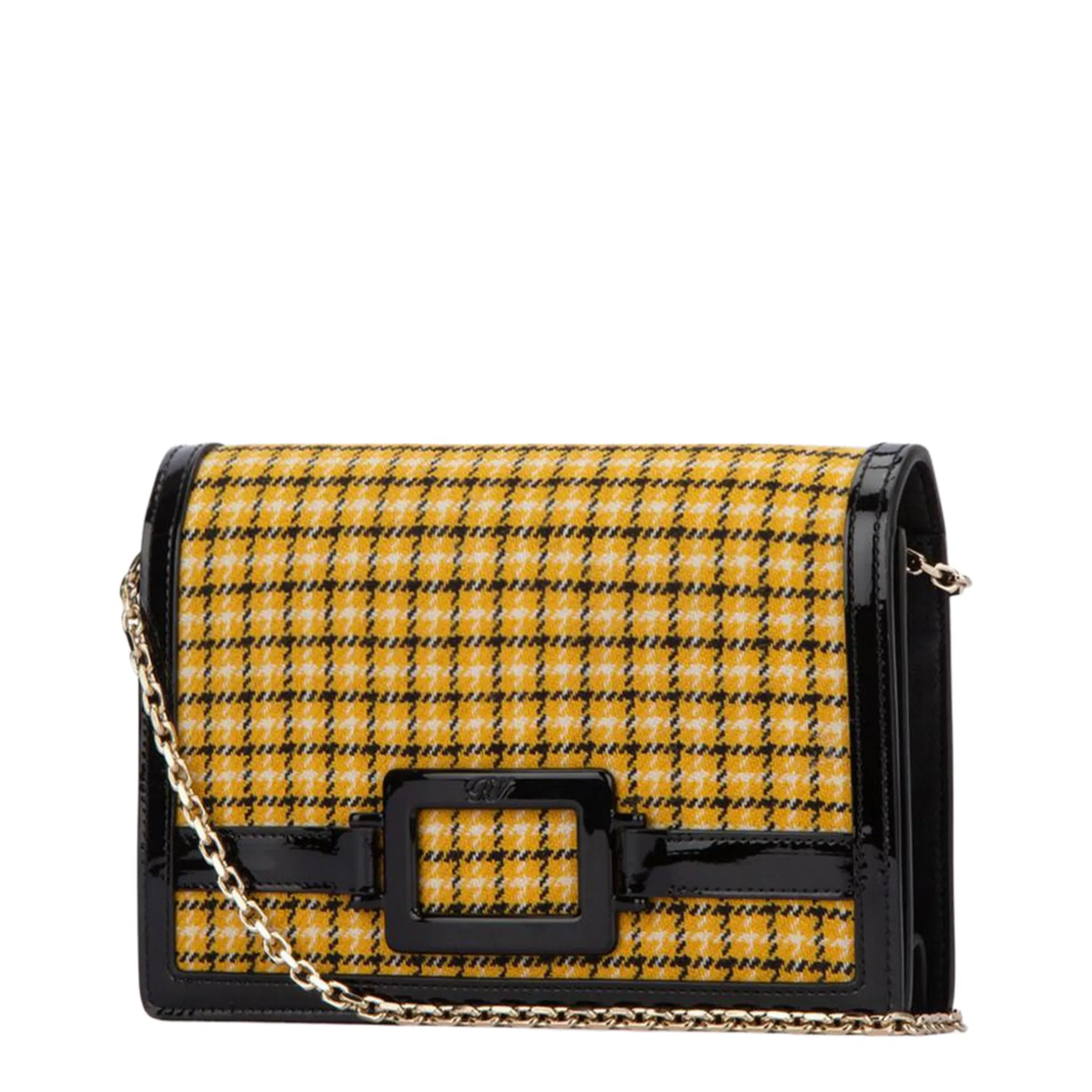 Buckle Clutch Bag in Fabric