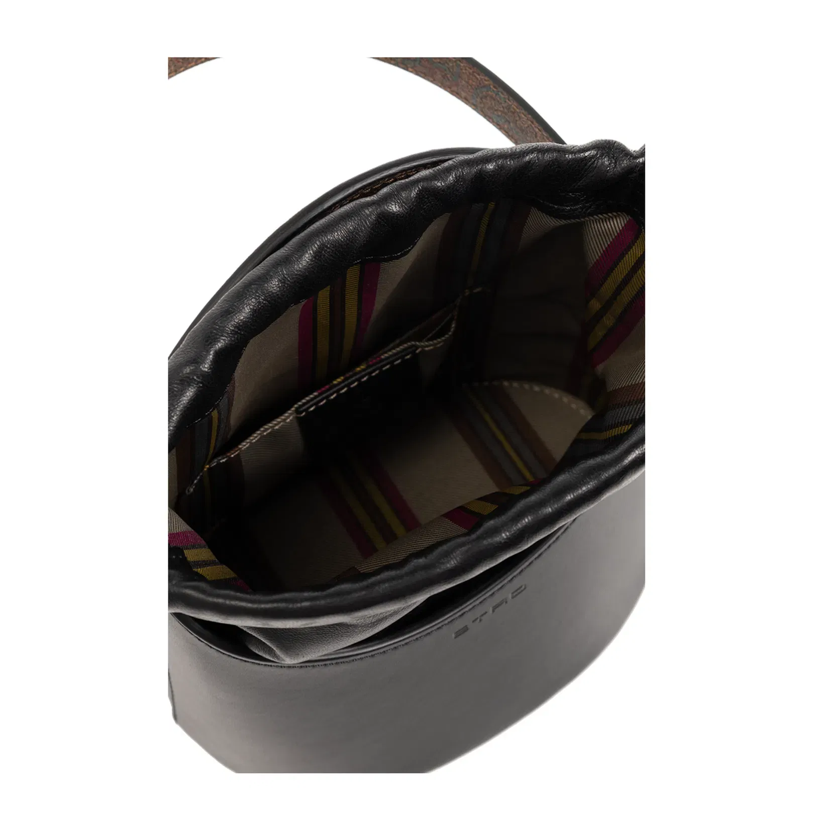 Saturno Small Bucket Bag Black