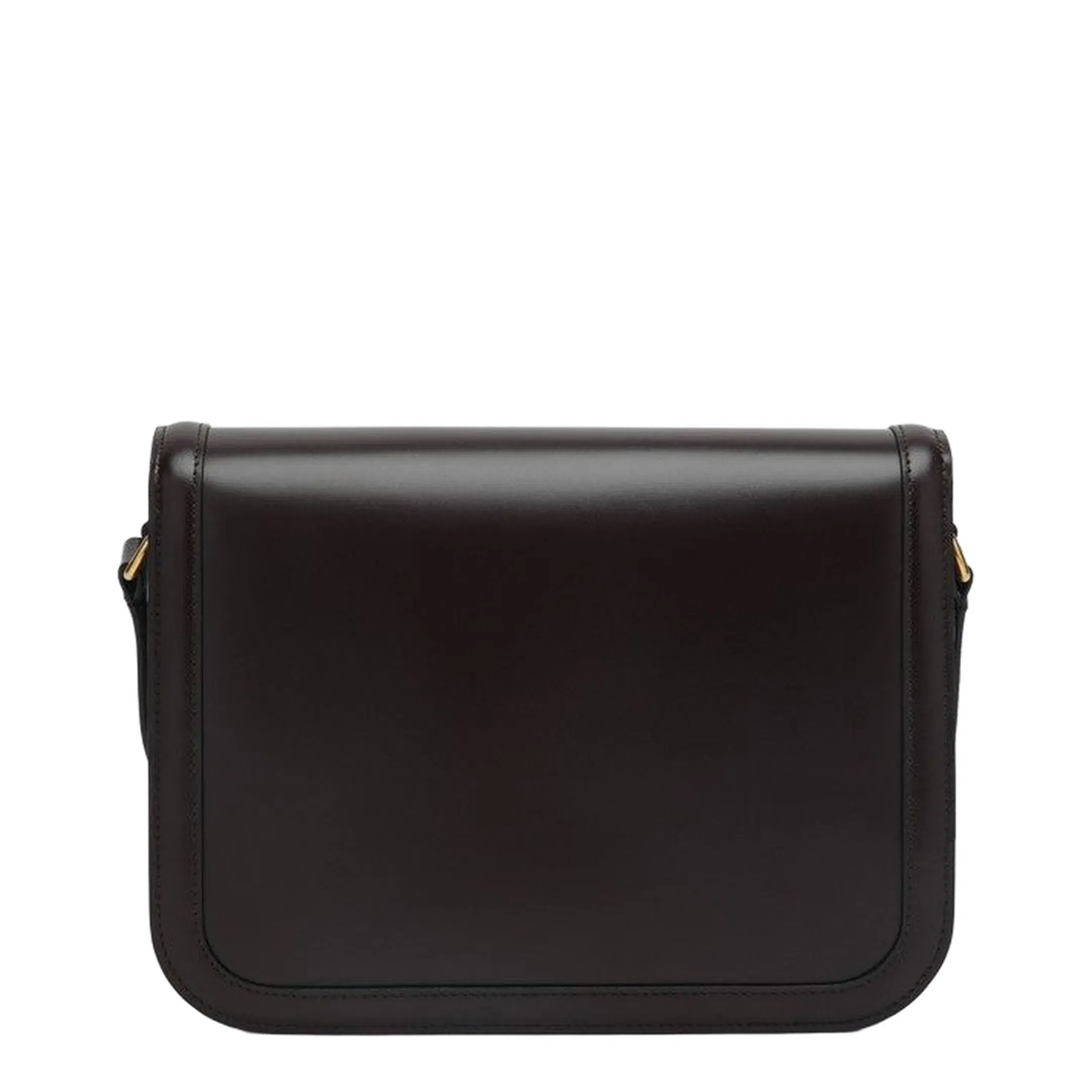 Dark Brown Leather 9to5 Shoulder Bag