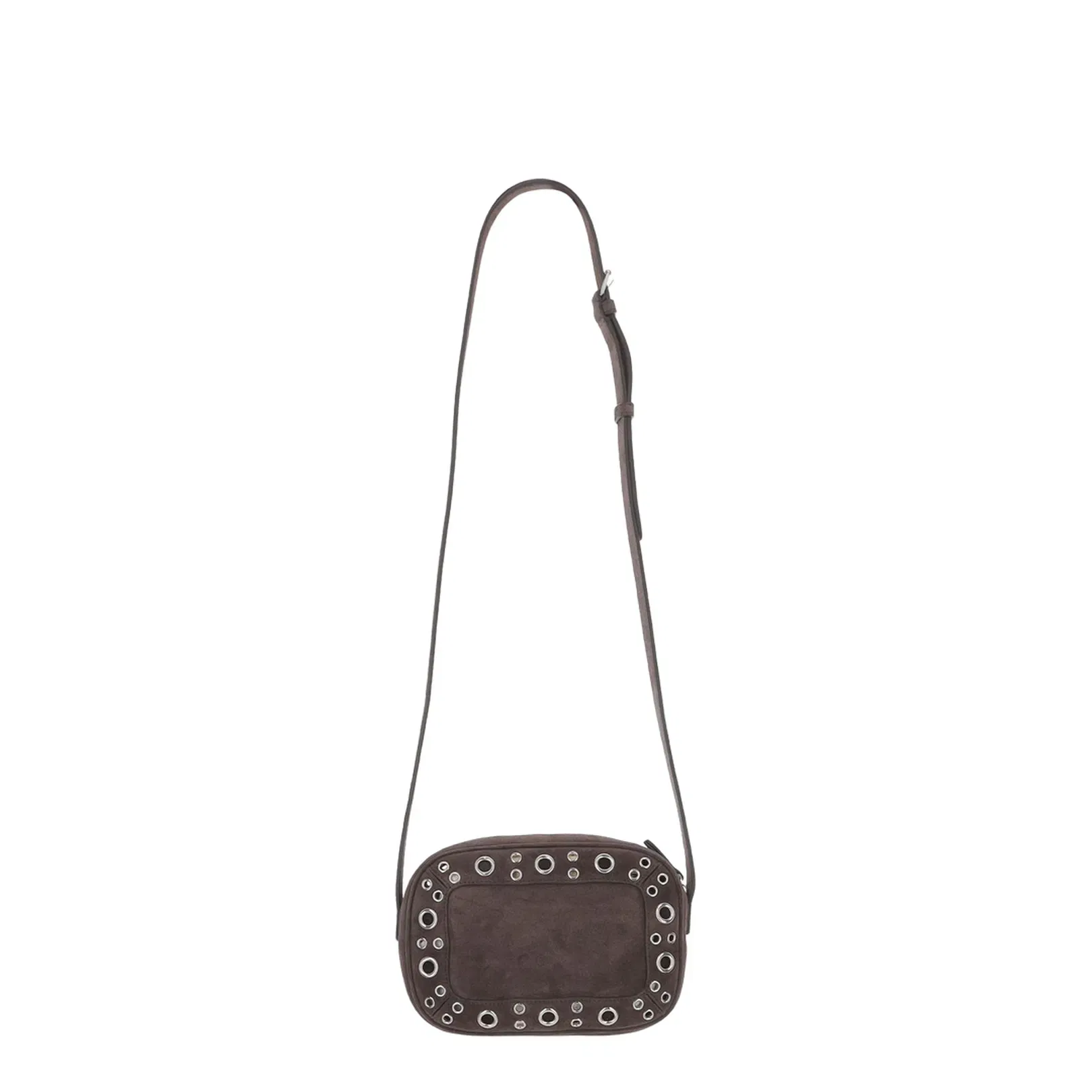 Shoulder Bag with Ball Studs and Rivets