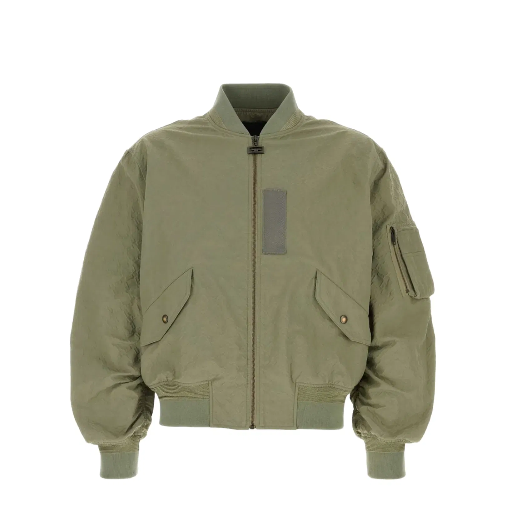 Bomber in Textured Monogram 72 Almond Green