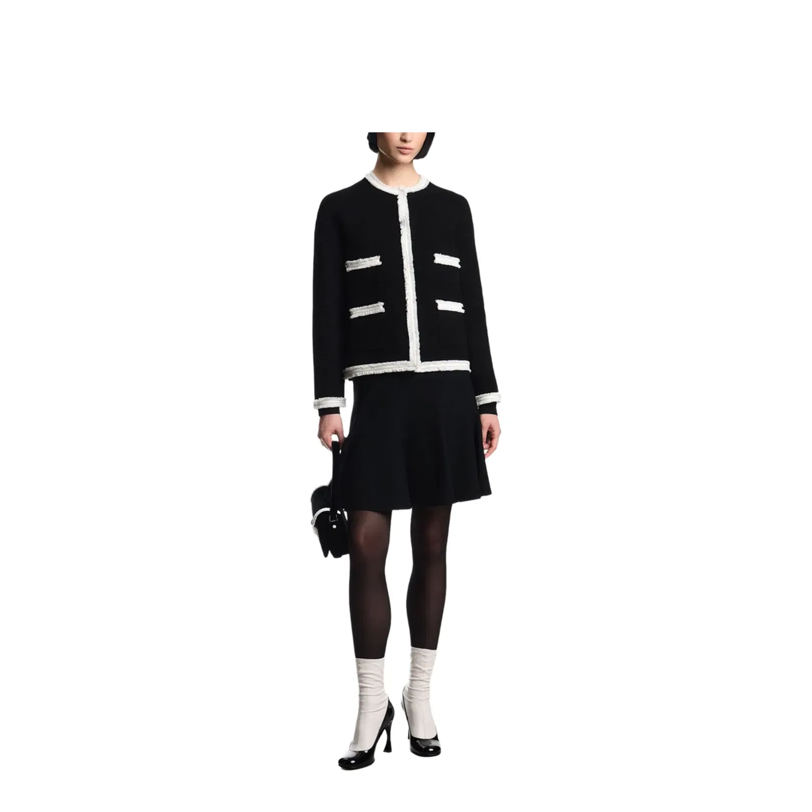 Crewneck Blazer Jacket