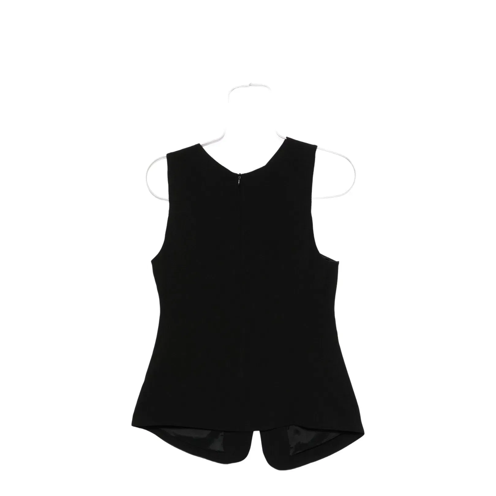 Stretch Sandblasted Fabric Crossover Top