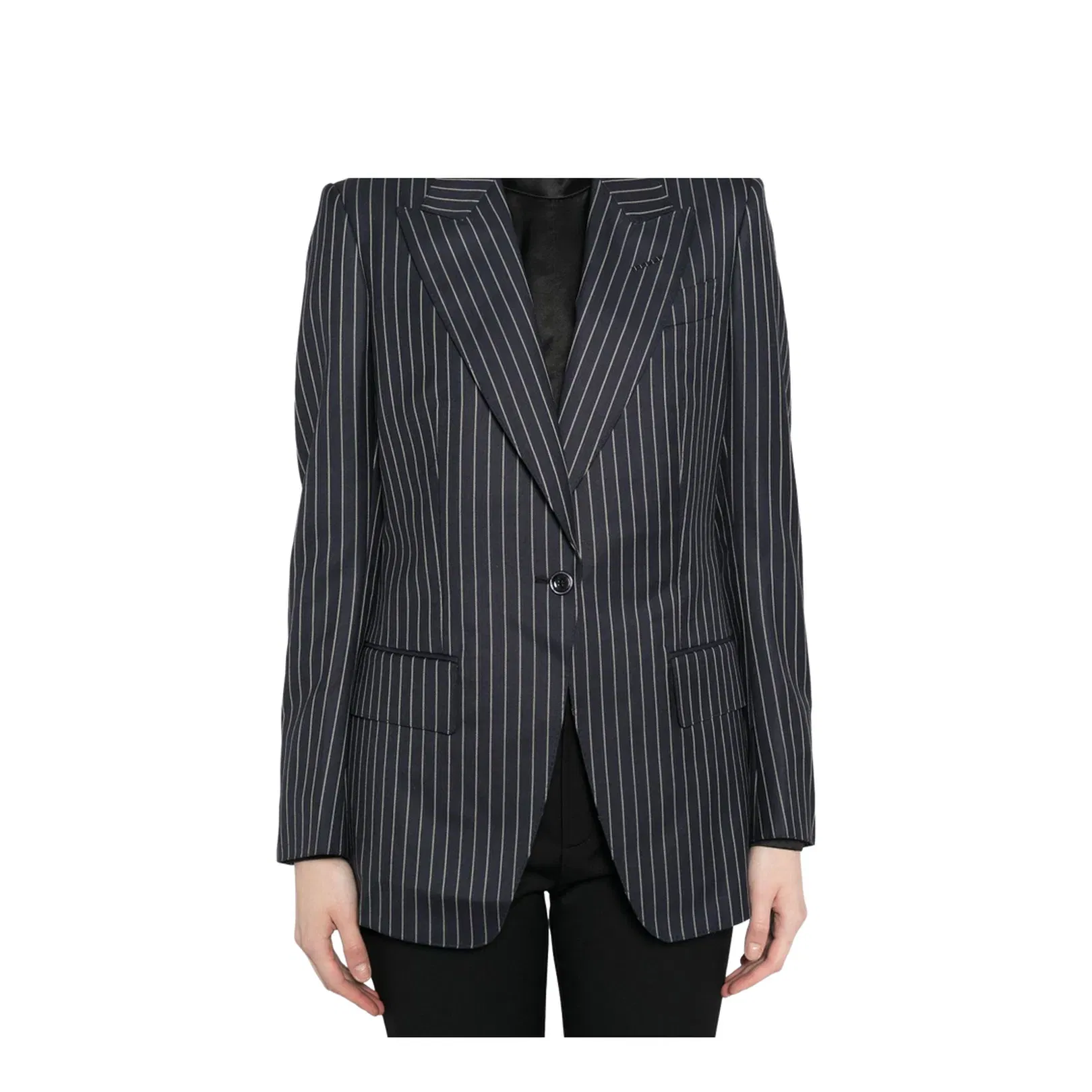 Single Breasted Wool Flannel Jacket