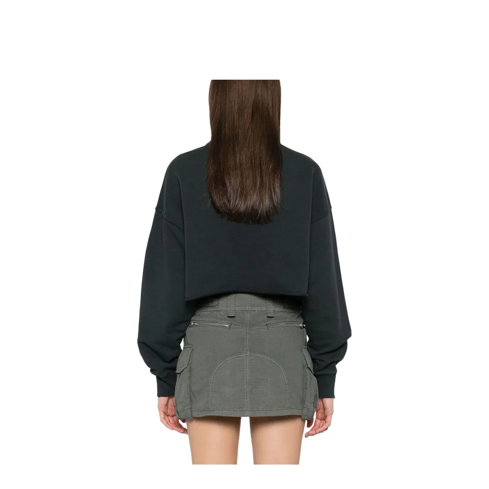 Organic Cotton Cropped Sweatshirt