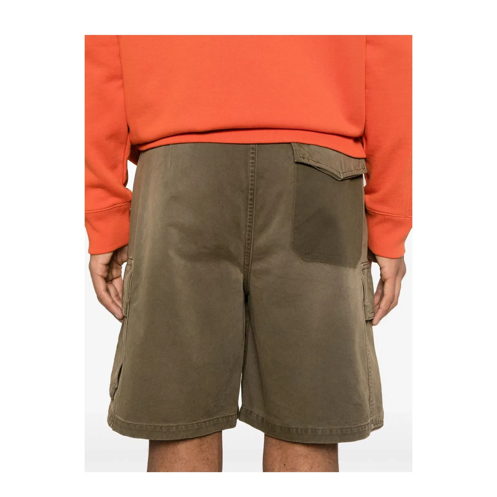 Cargo Shorts in Cotton Green