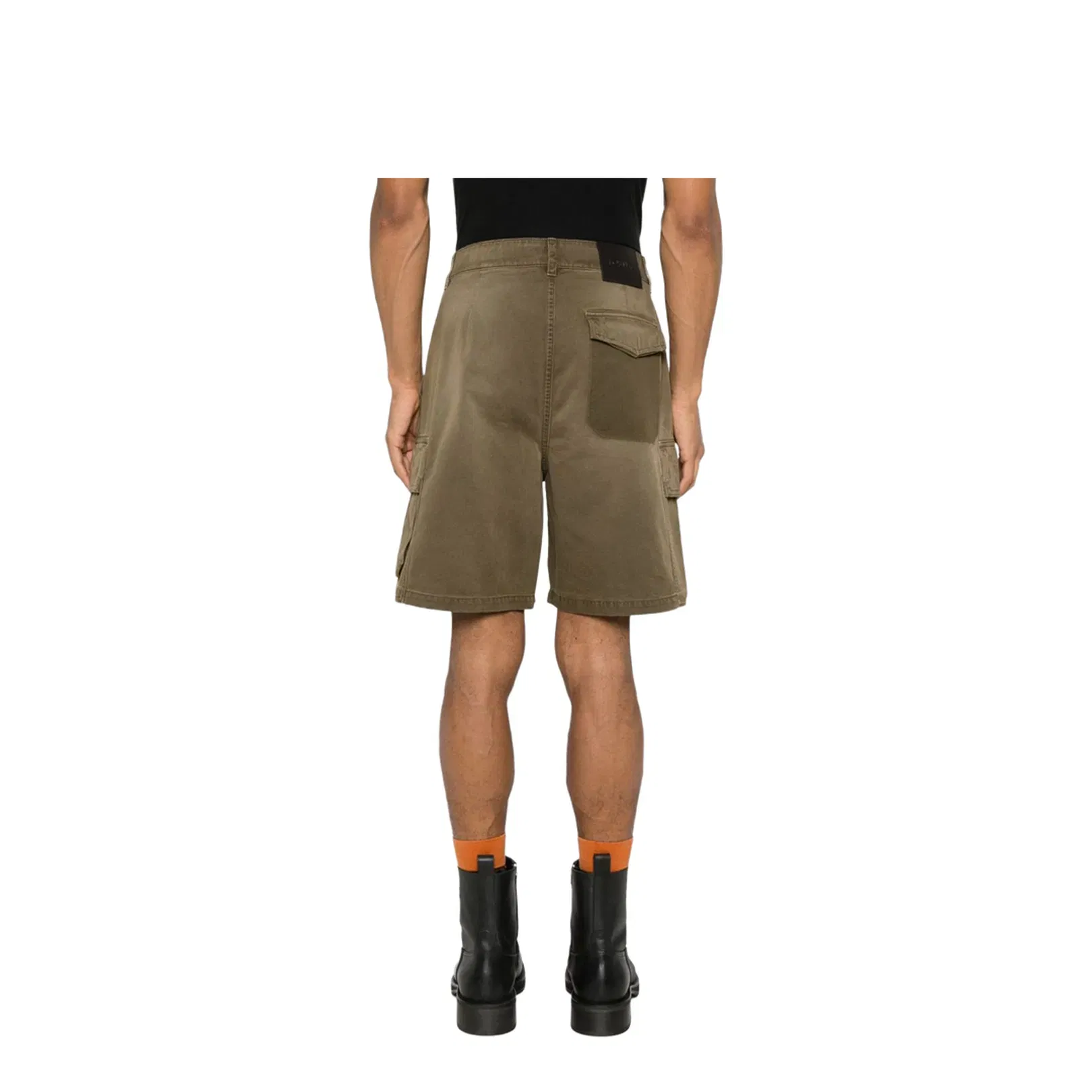 Cargo Shorts in Cotton Green