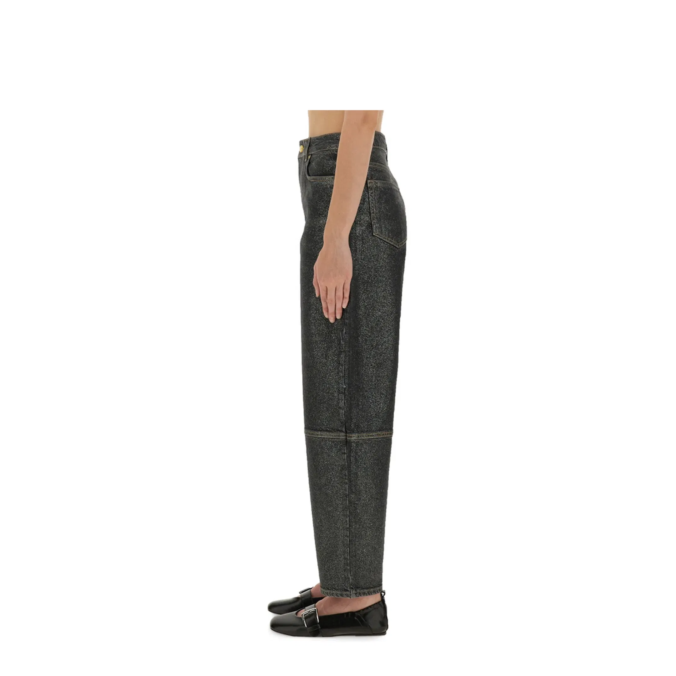 Organic Cotton Denim Jeans - Black