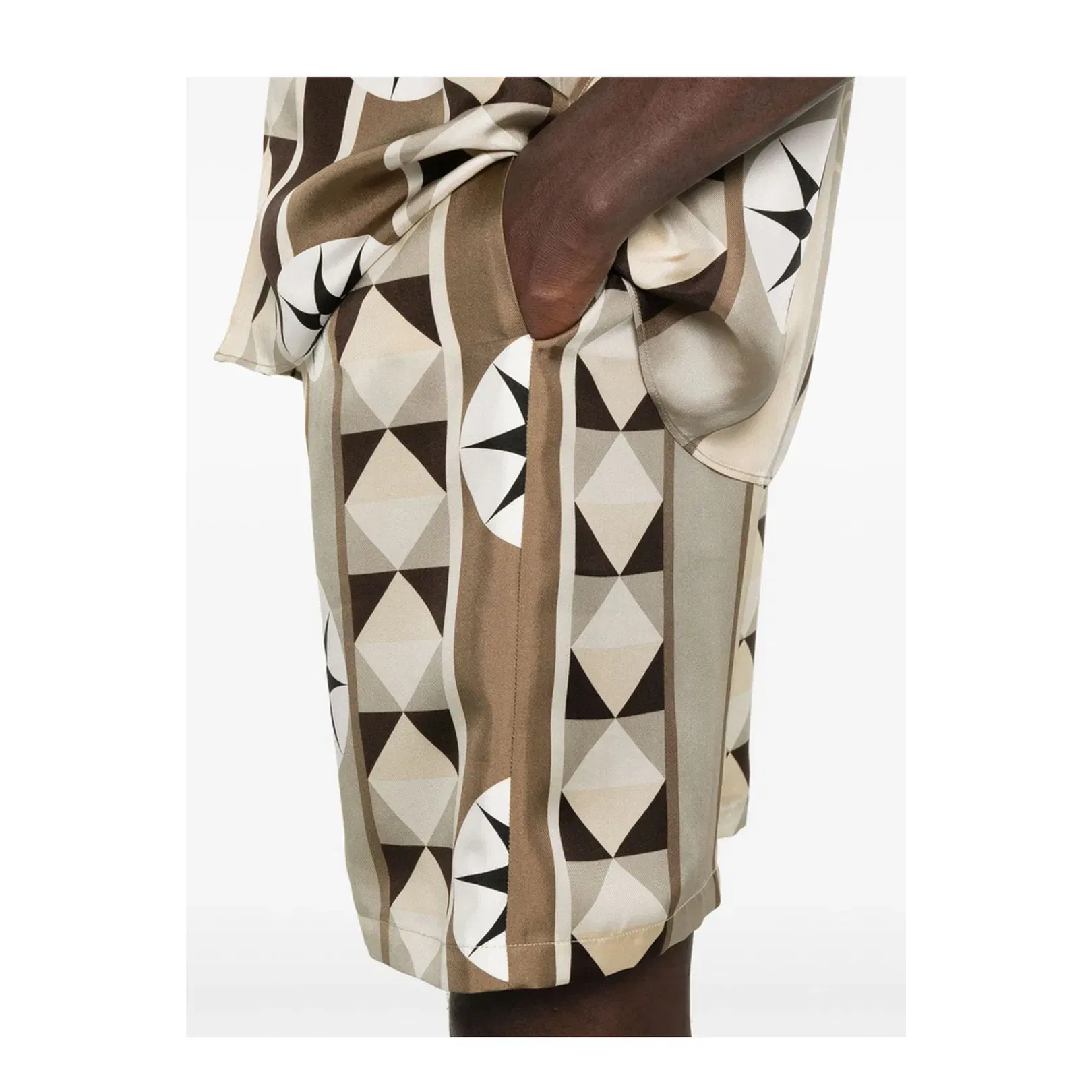 Shorts in Silk Multicolor