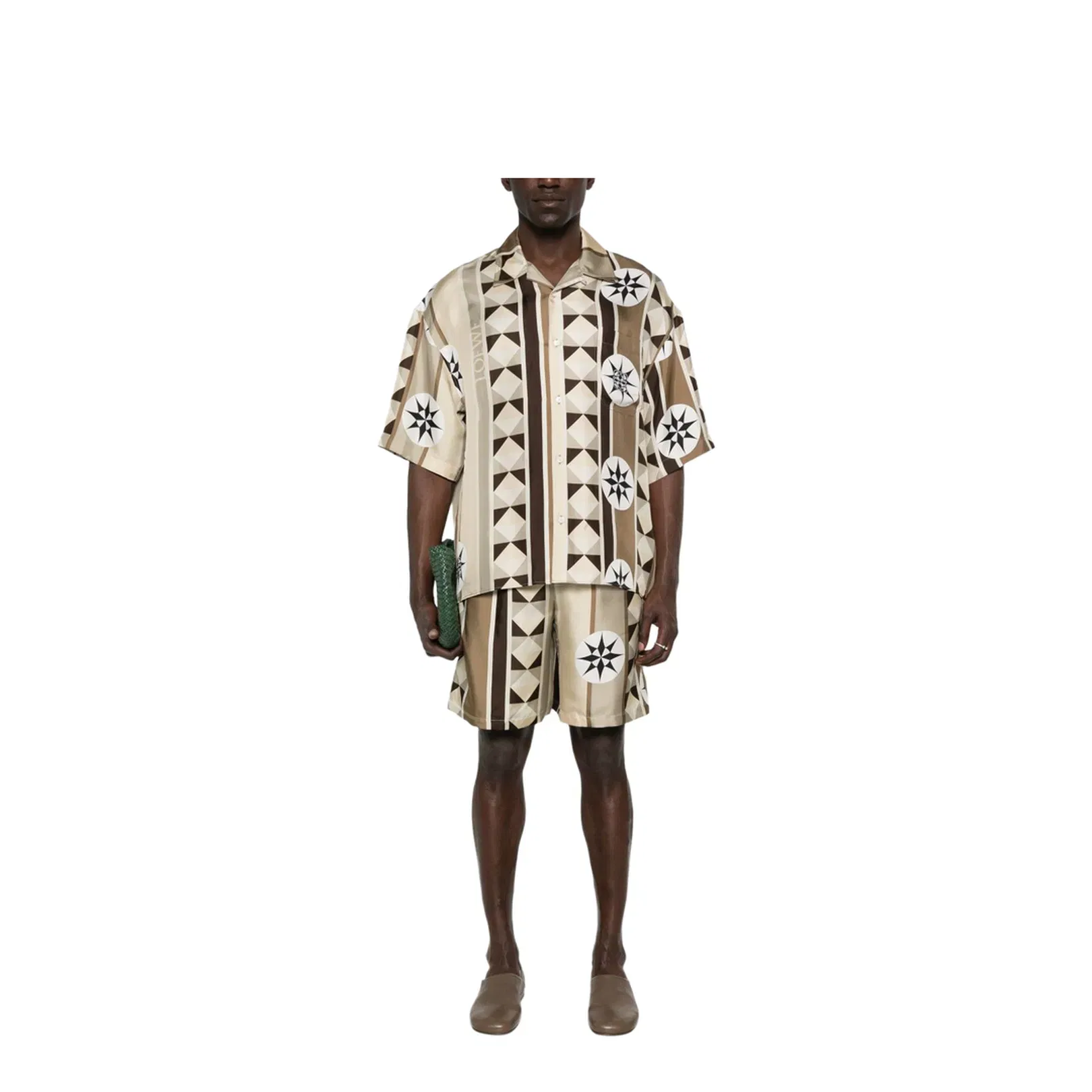 Shorts in Silk Multicolor