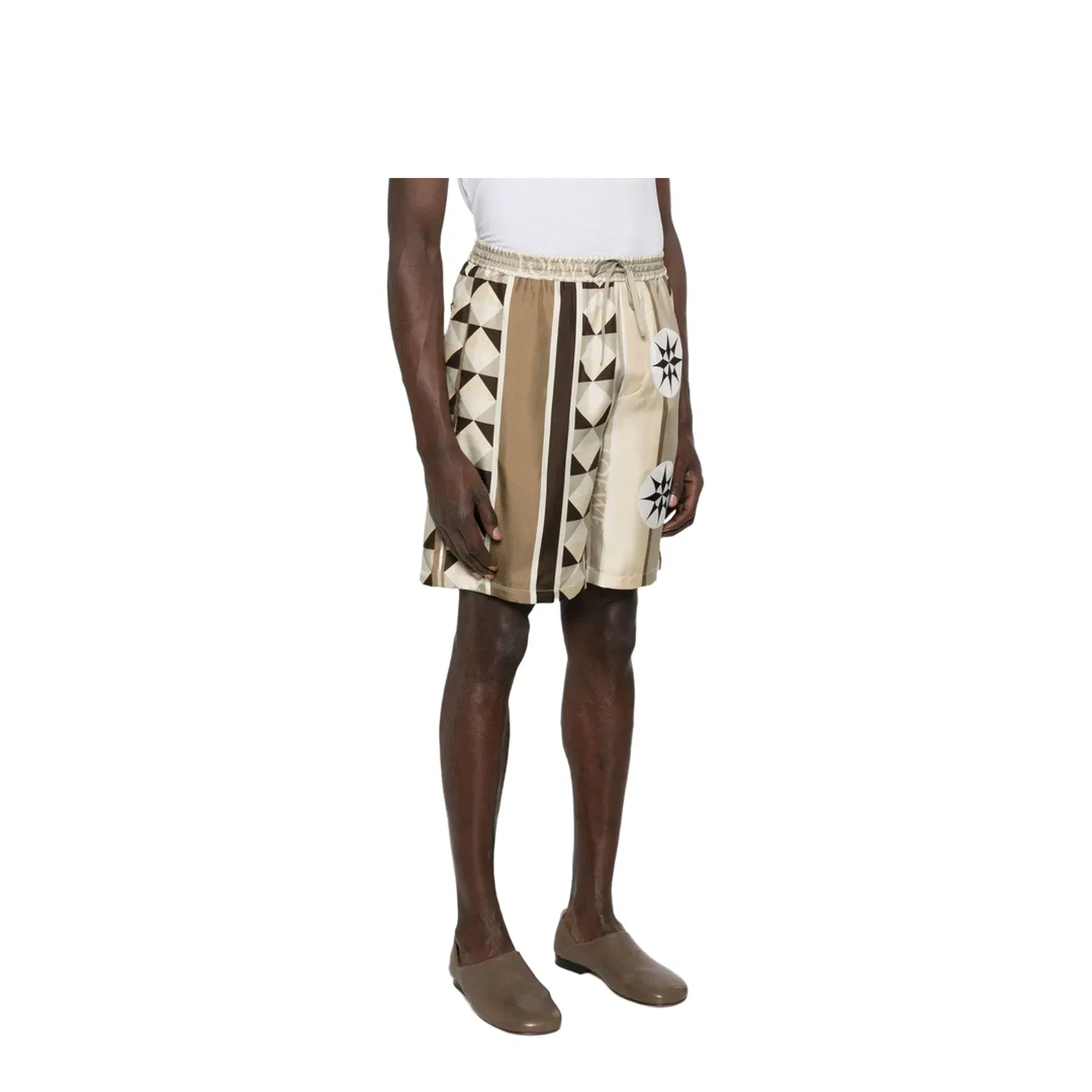 Shorts in Silk Multicolor