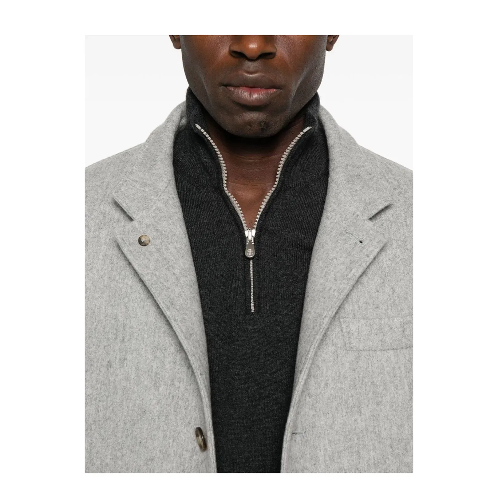 Cashmere High-Neck Sweater