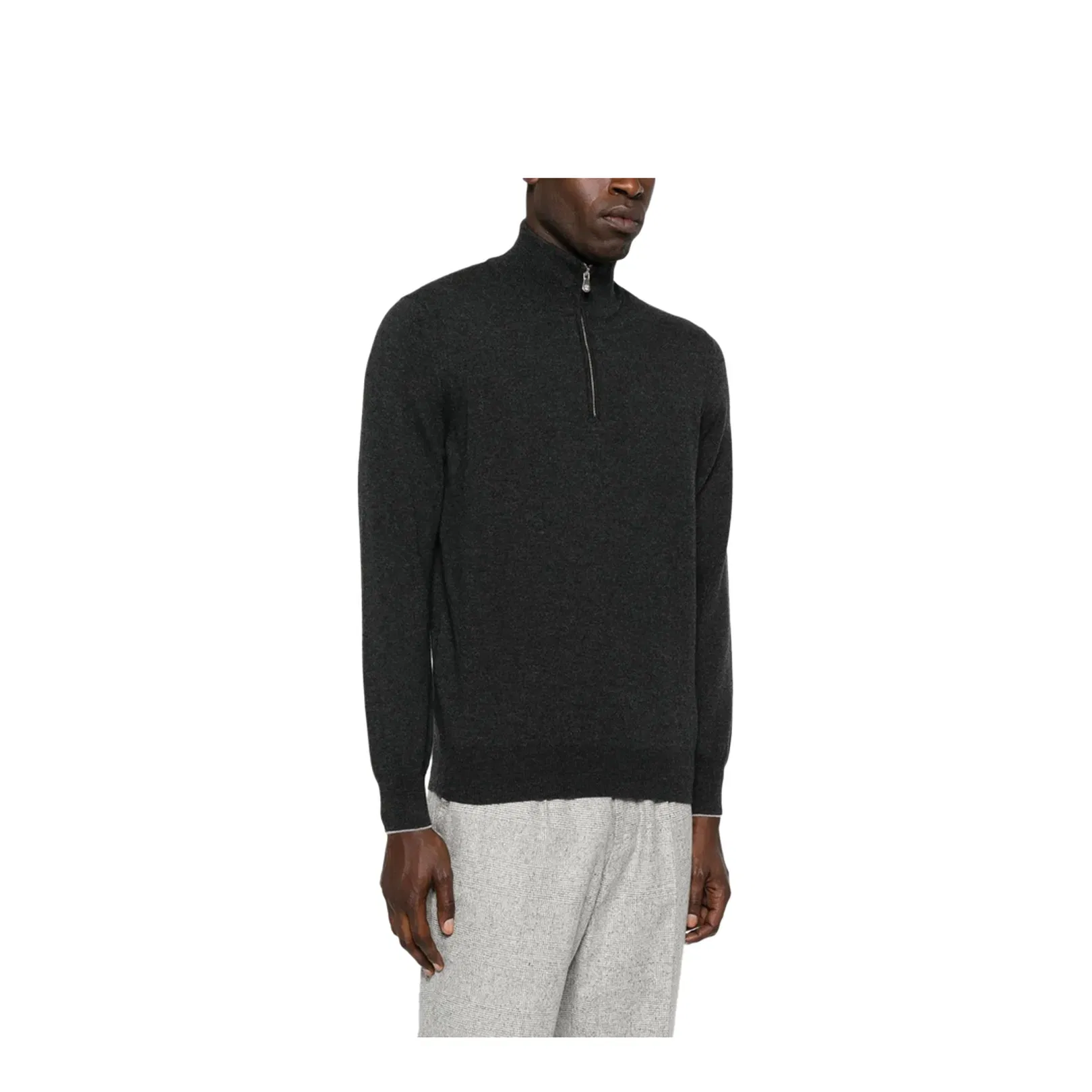 Cashmere High-Neck Sweater