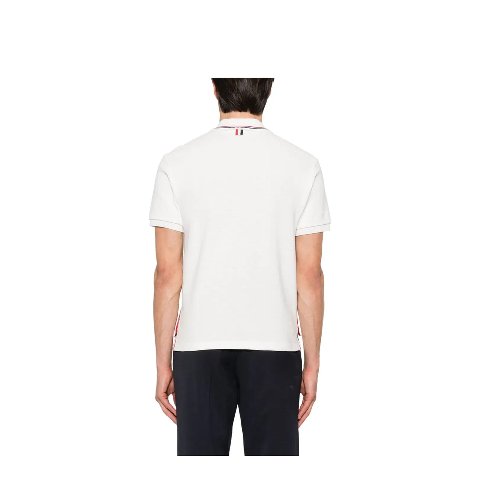 Cotton Waffle Rib Cuff Polo
