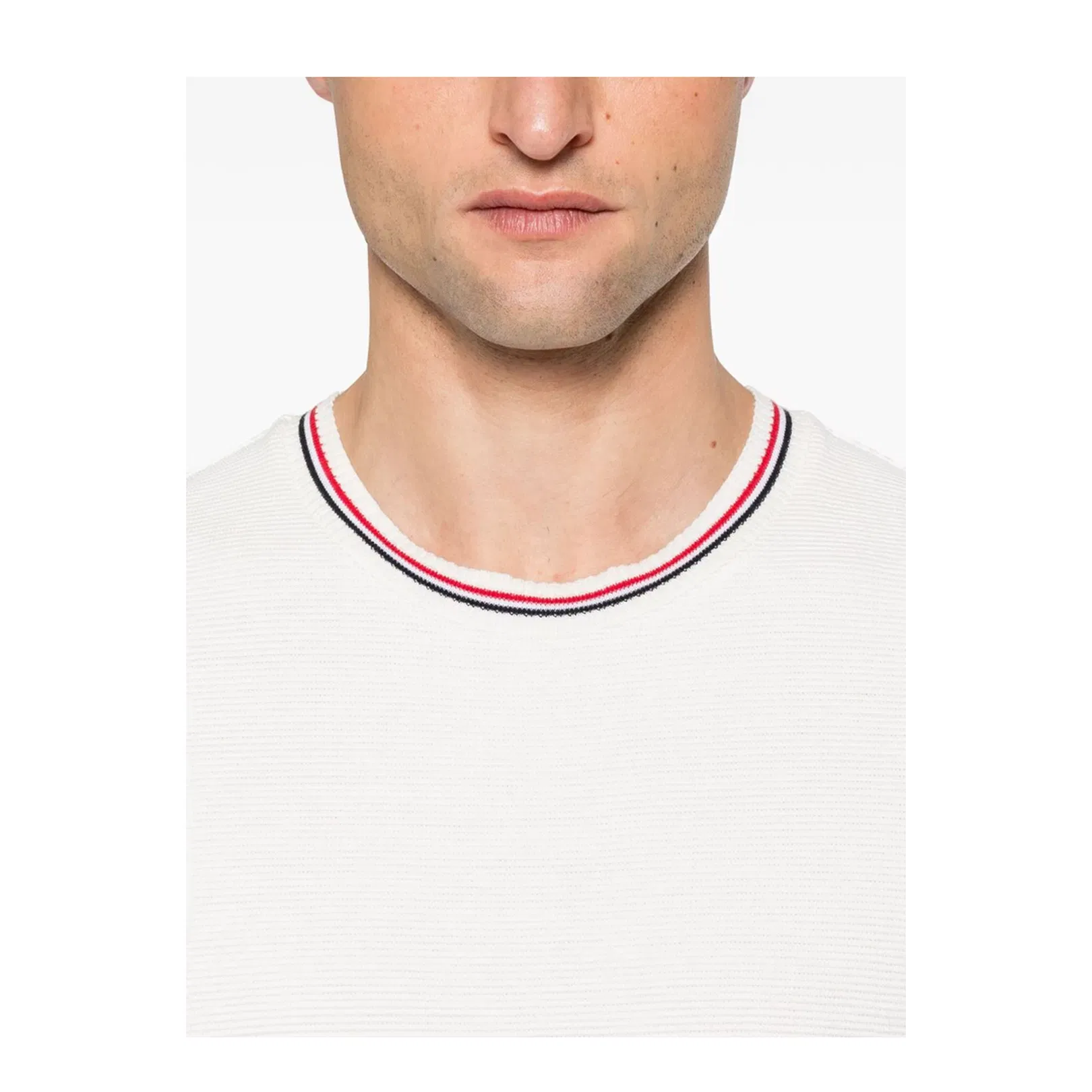 Cotton Waffle Rib Cuff T-Shirt
